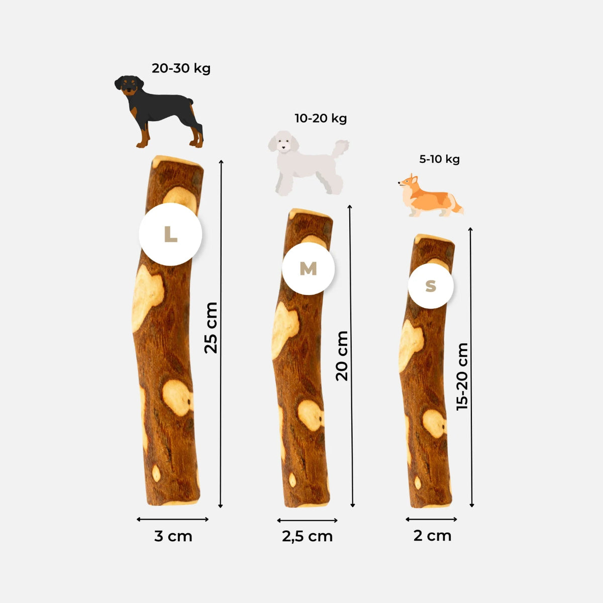 Bâton d'olivier pour chien - kasibe