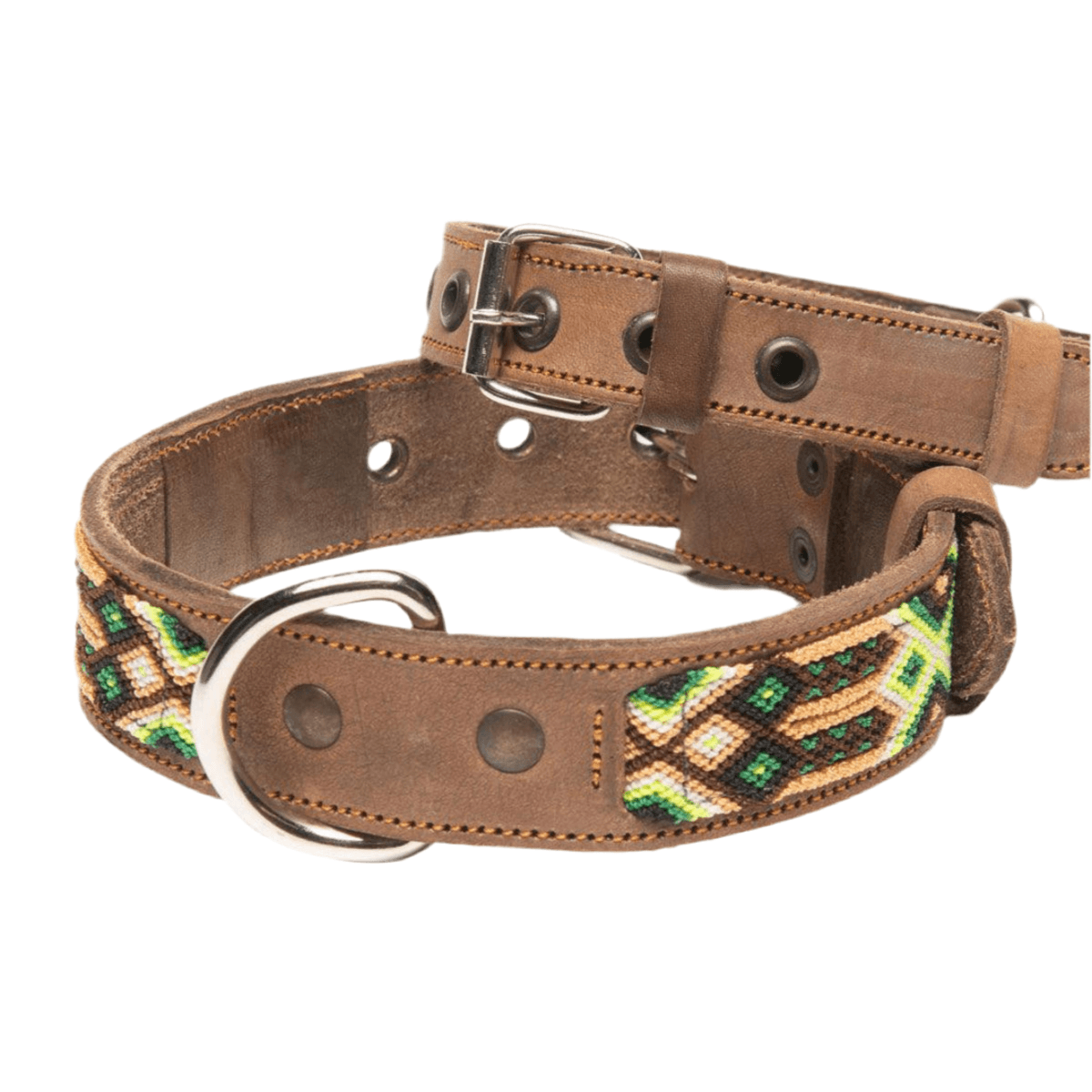 Collier pour chien mexicain modèle palenque - kasibe