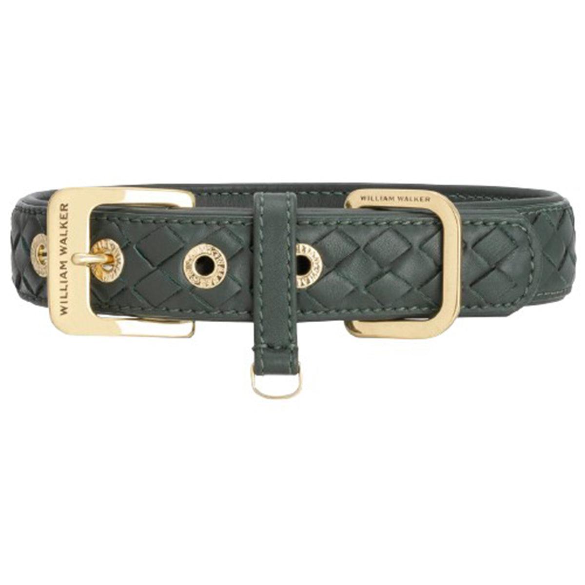 Collier en cuir pour chien tressé à la main - PRESTIGE - Kasibe