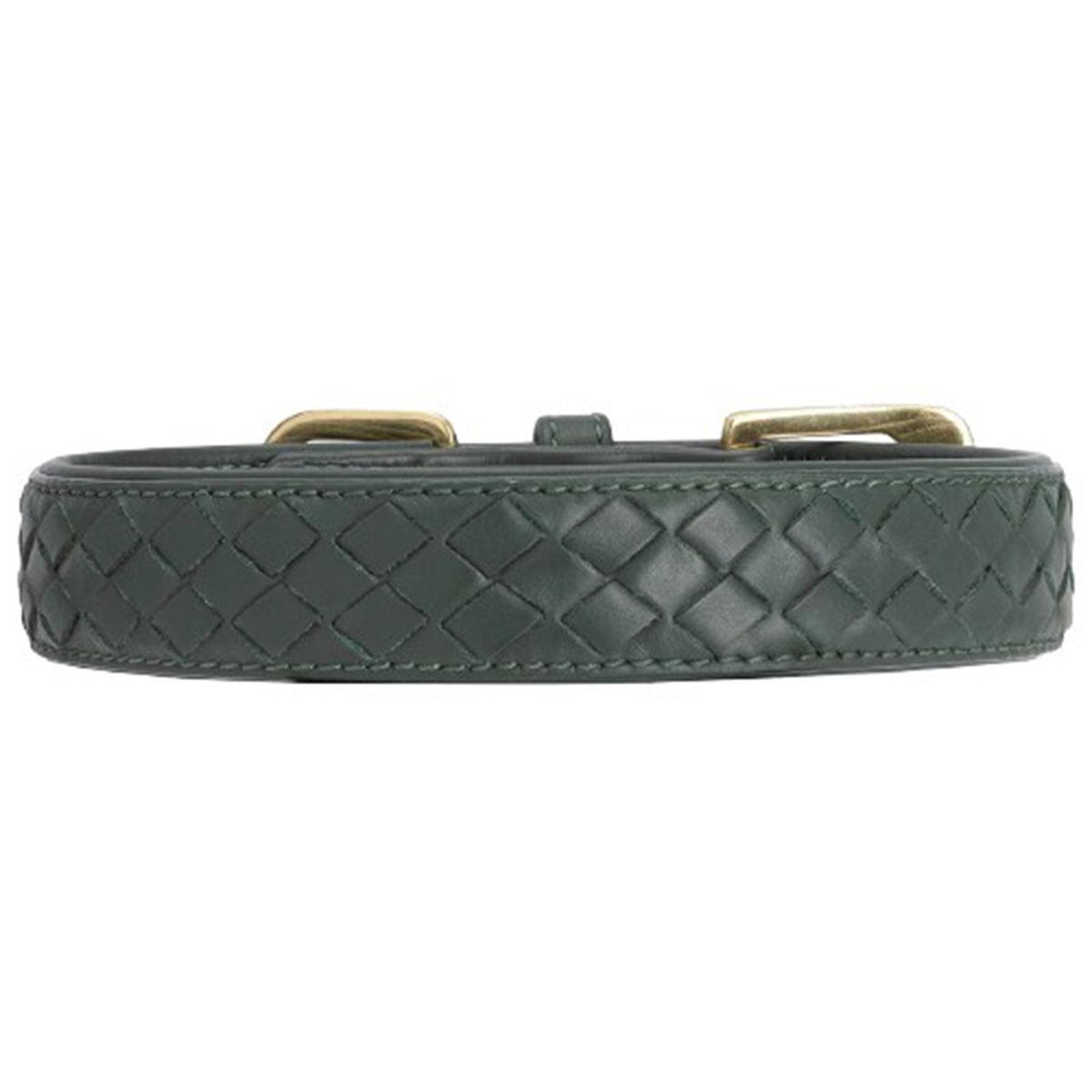 Collier en cuir pour chien tressé à la main - PRESTIGE - Kasibe