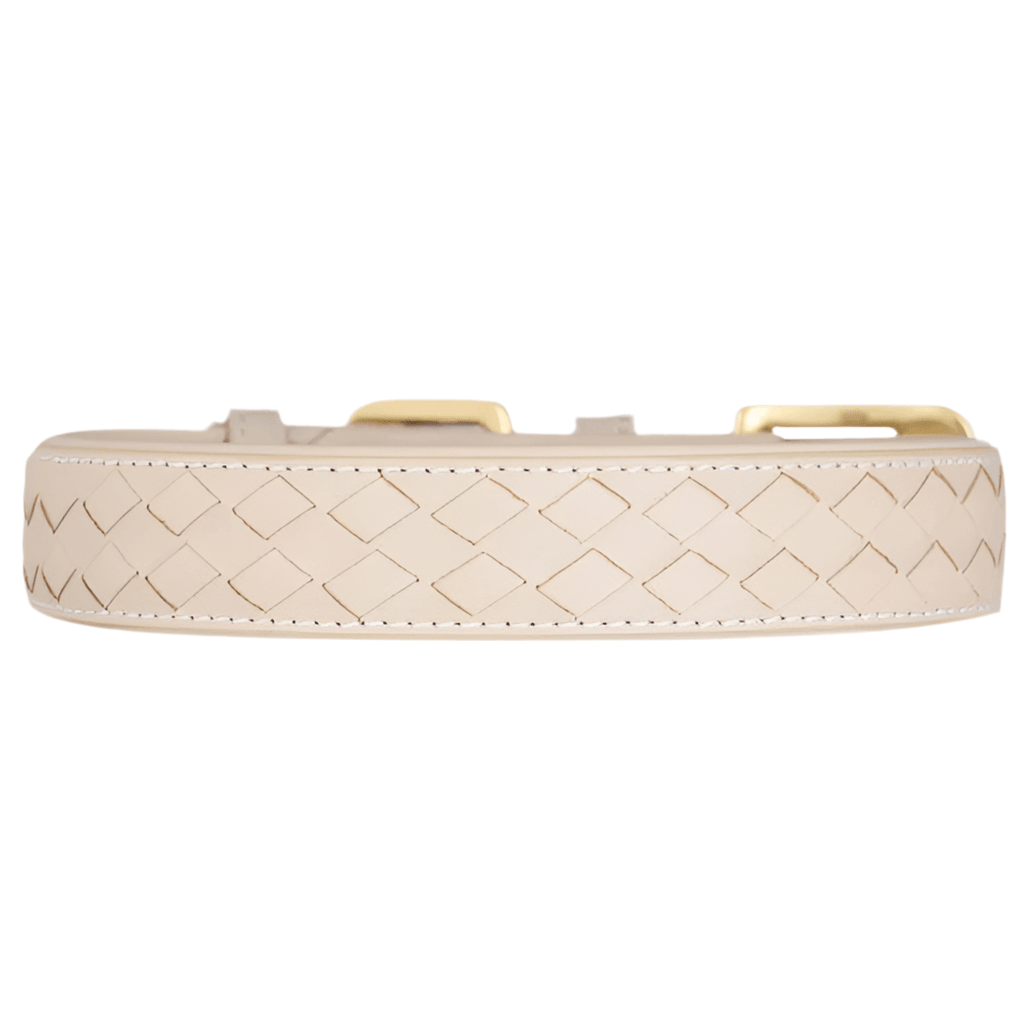 Collier en cuir pour chien tressé à la main - PRESTIGE - Kasibe