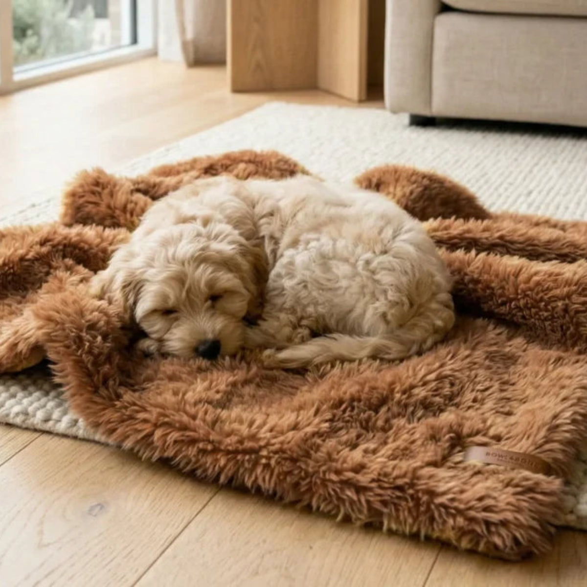 Couverture apaisante pour chien en fausse fourrure - kasibe