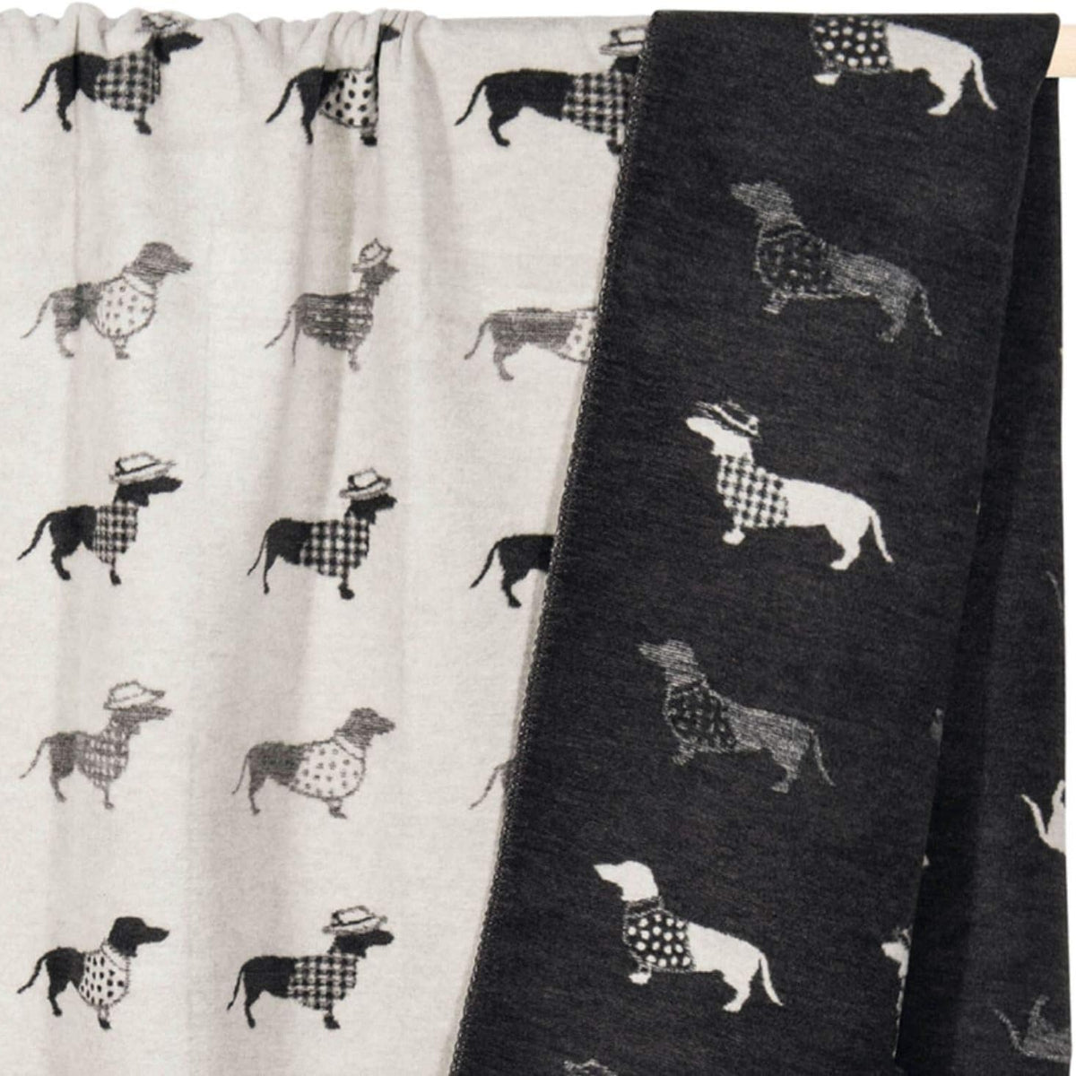 couverture pour chien teckel  réversible - kasibe