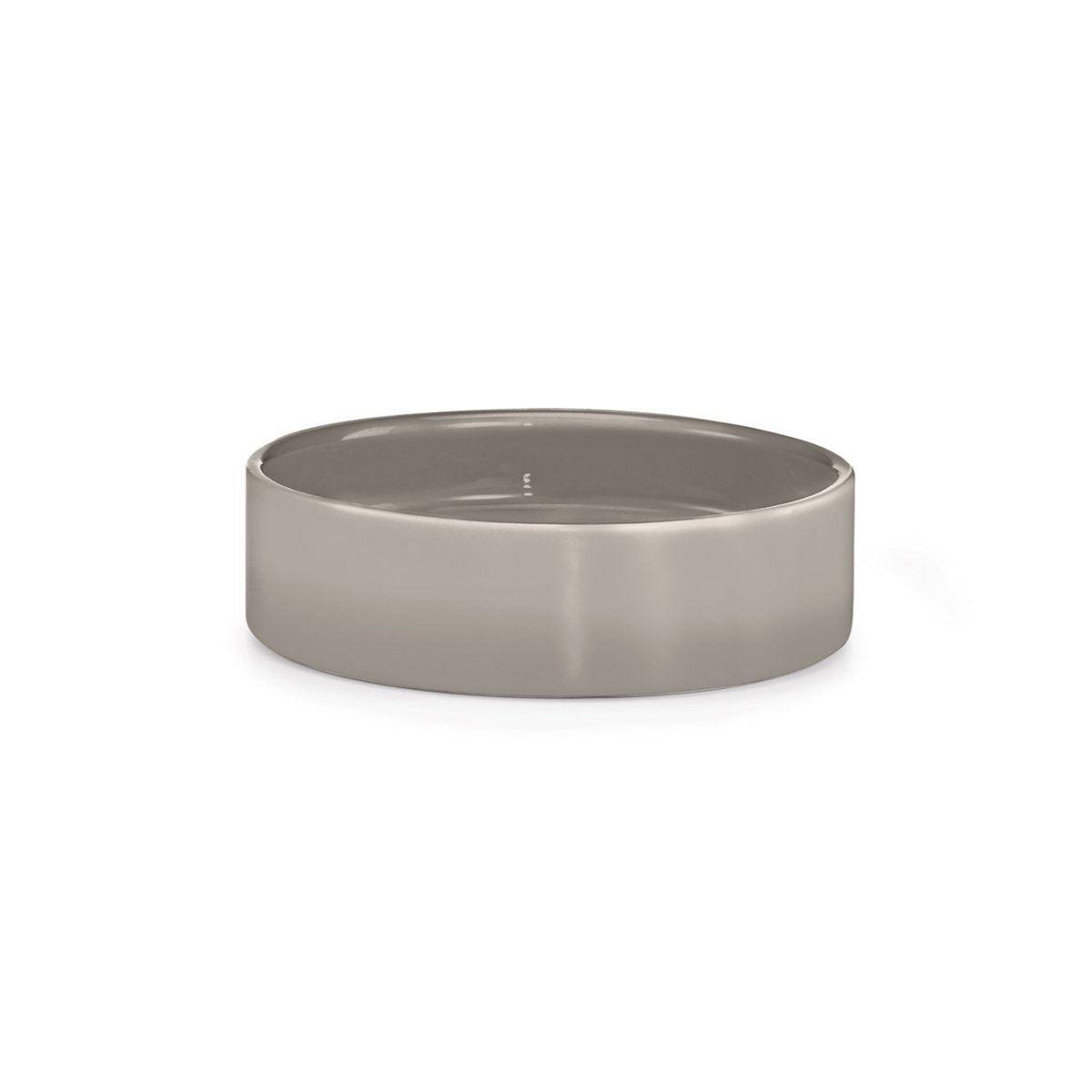 Gamelle pour chat en porcelaine au design minimaliste Scodella grege - kasibe