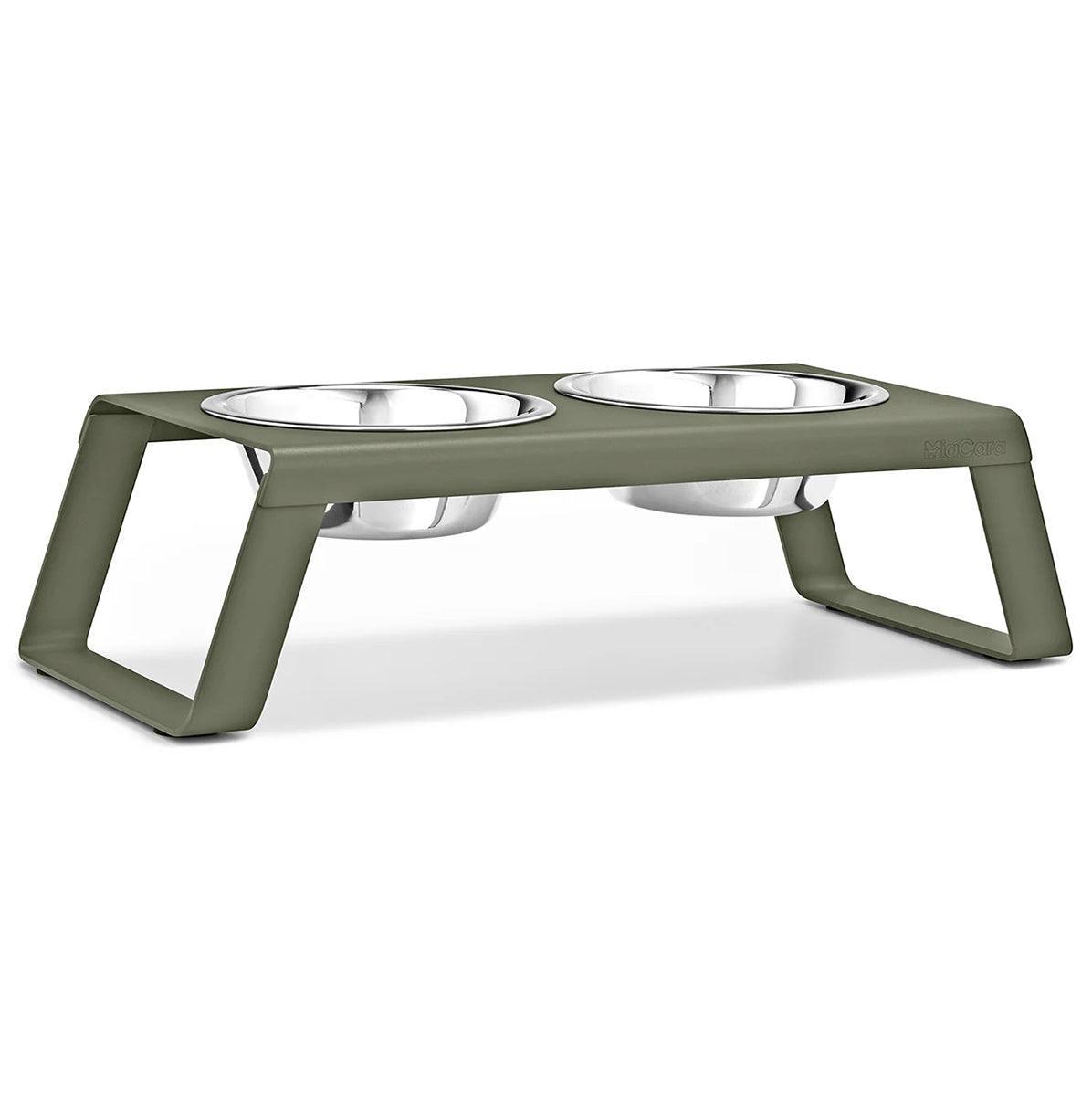 Gamelle surélevée pour chien aluminium bol acier taille M grolive - kasibe