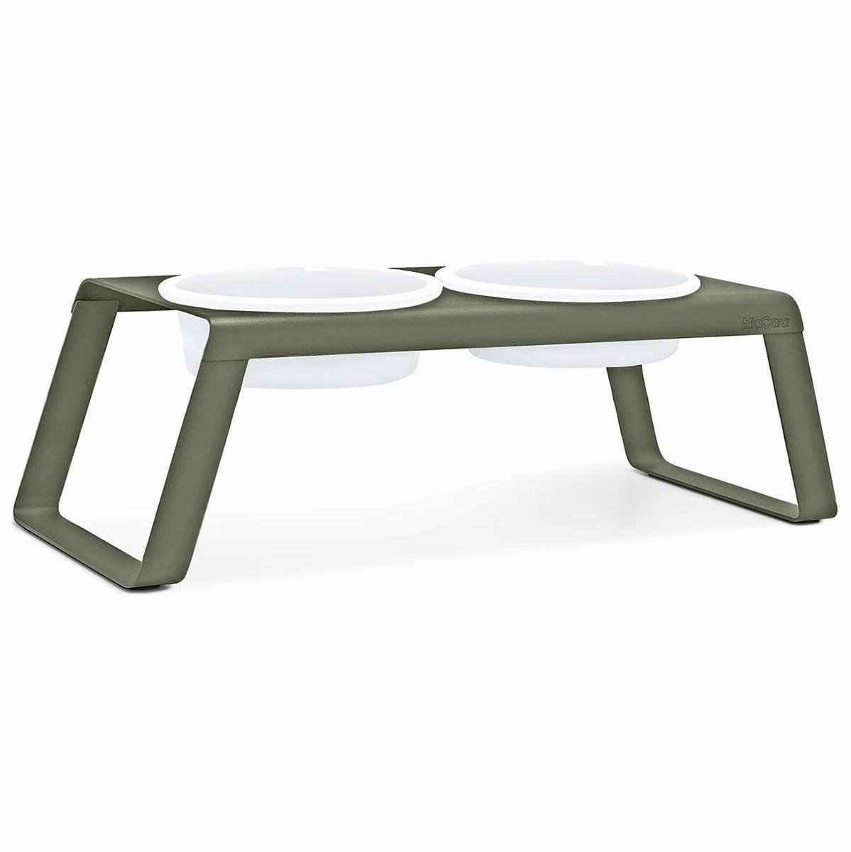 Gamelle surélevée pour chien aluminium bol porcelaine taille L grolive - kasibe