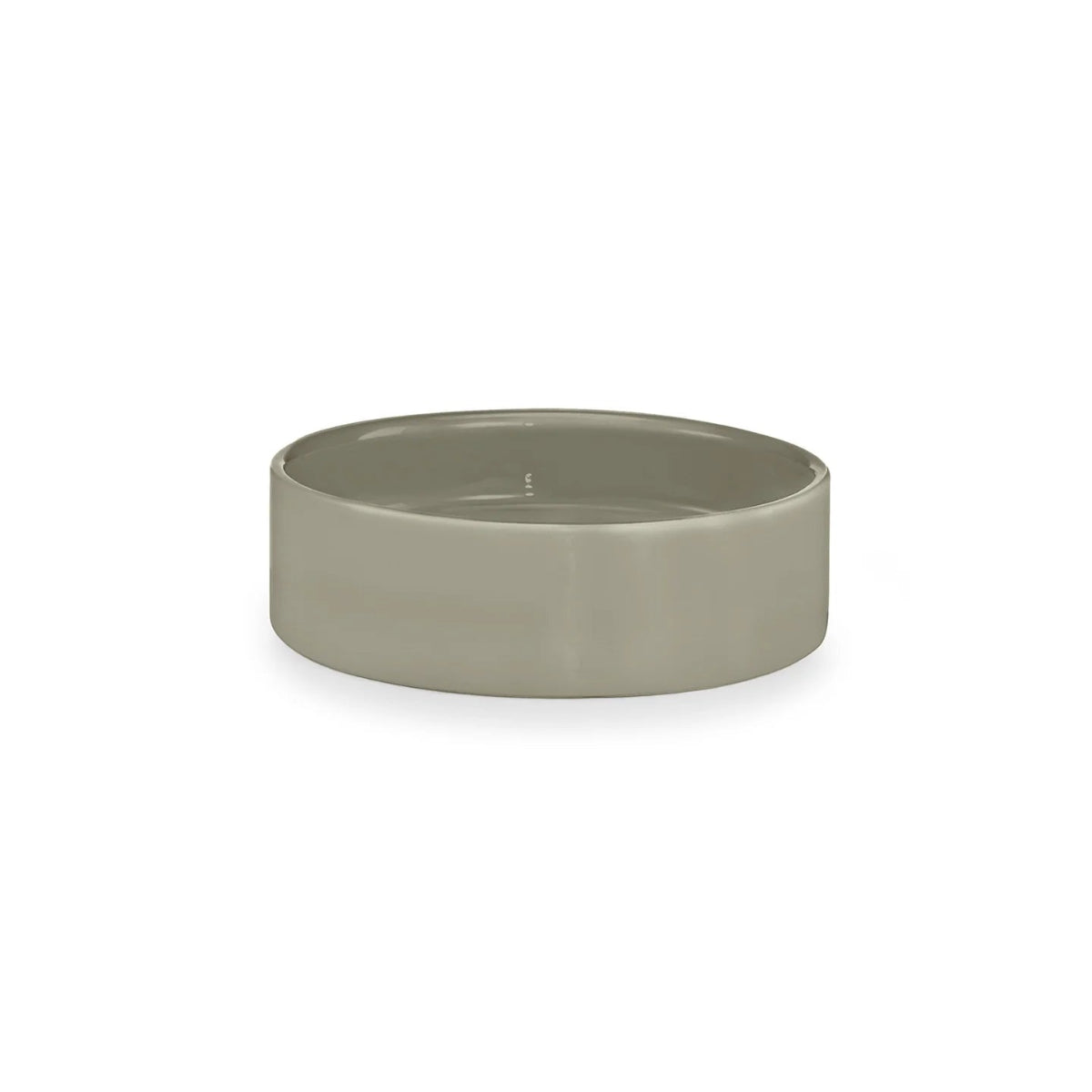 gamelle design pour chat en porcelaine olive - kasibe