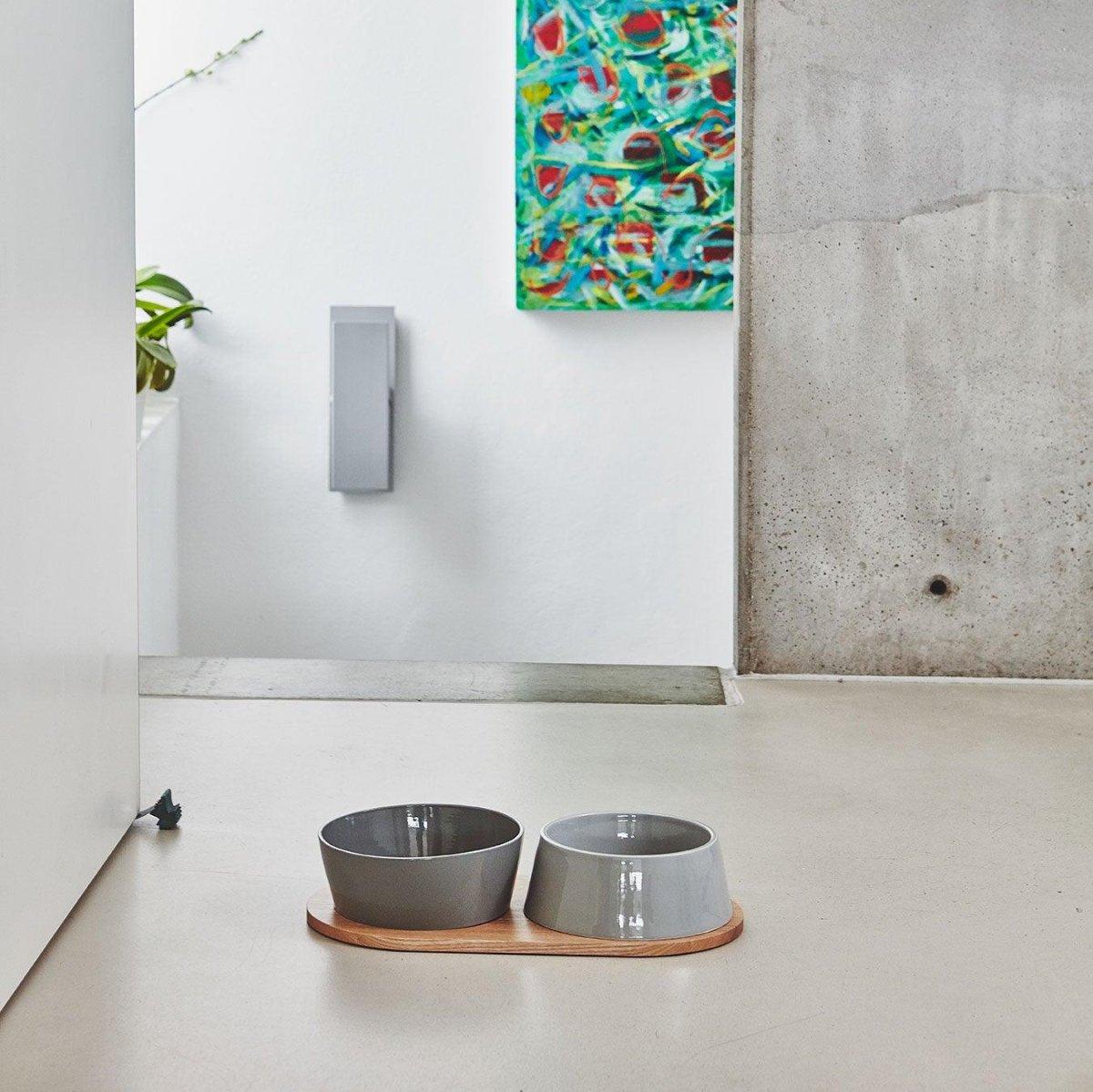 Gamelle en porcelaine pour chien double - DOPPIO - Kasibe