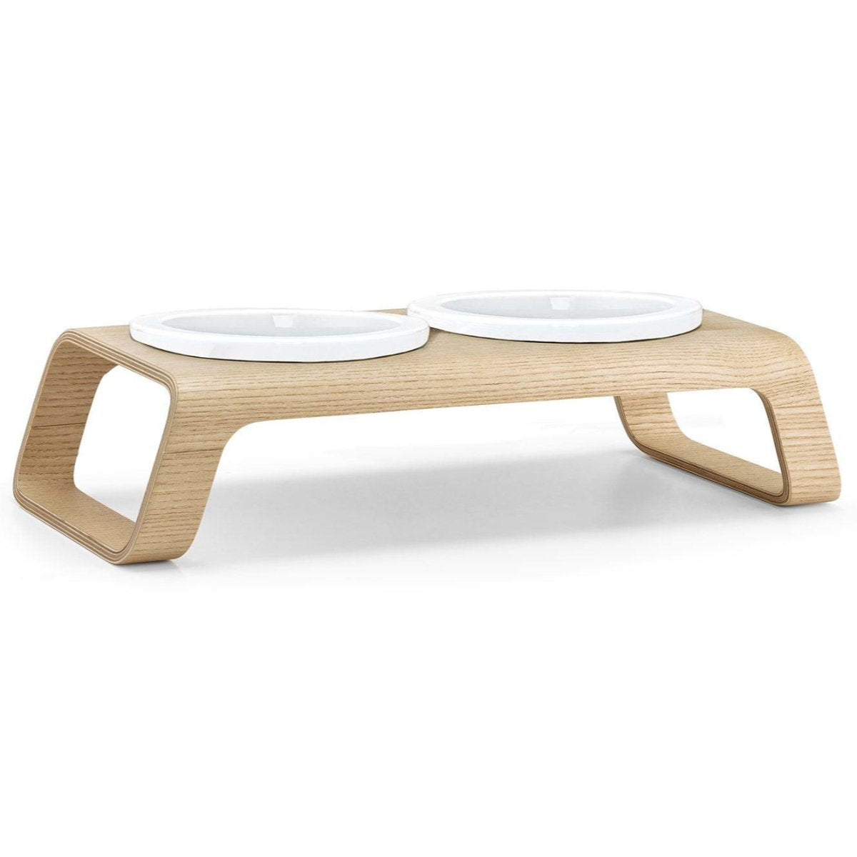 Gamelle pour chat en bois - DESCO - Kasibe