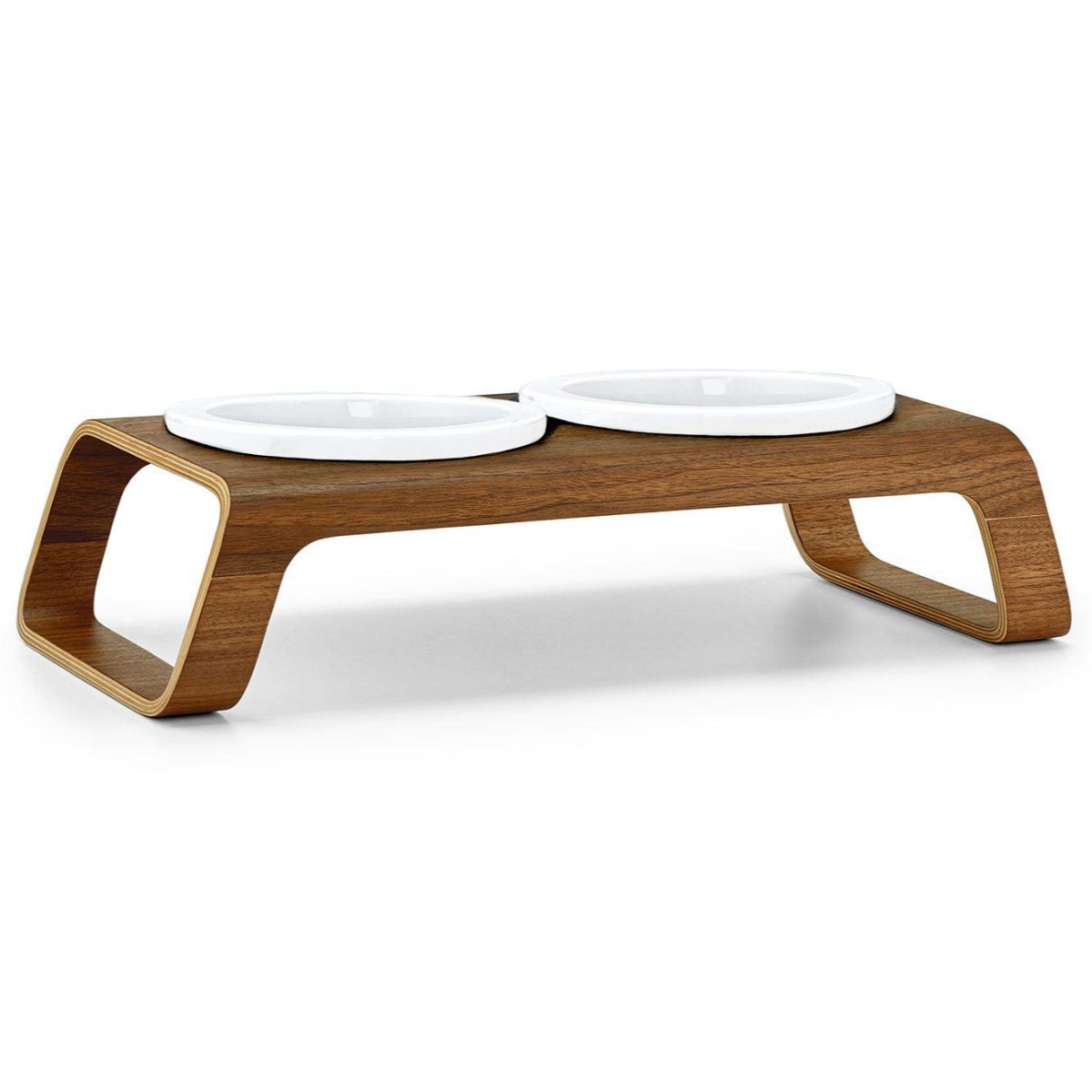 Gamelle pour chat en bois - DESCO - Kasibe