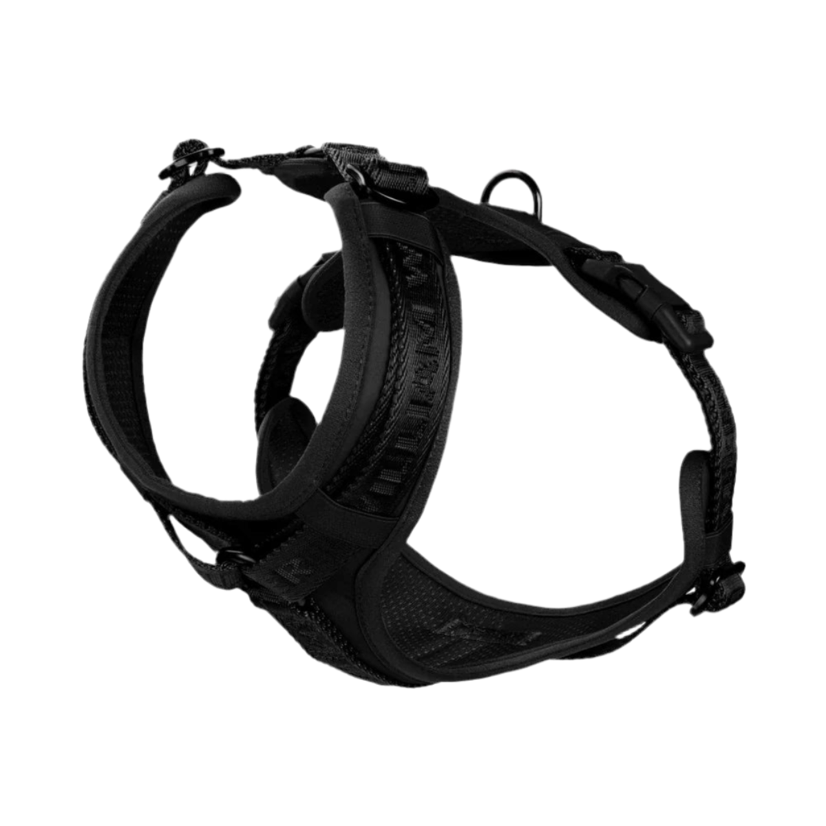 Harnais pour chien en Y en nylon noir - kasibe