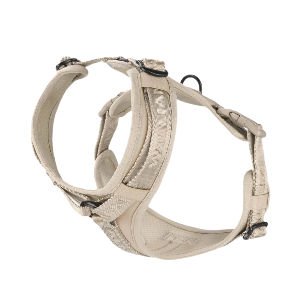 Harnais pour chien en Y en nylon beige - kasibe