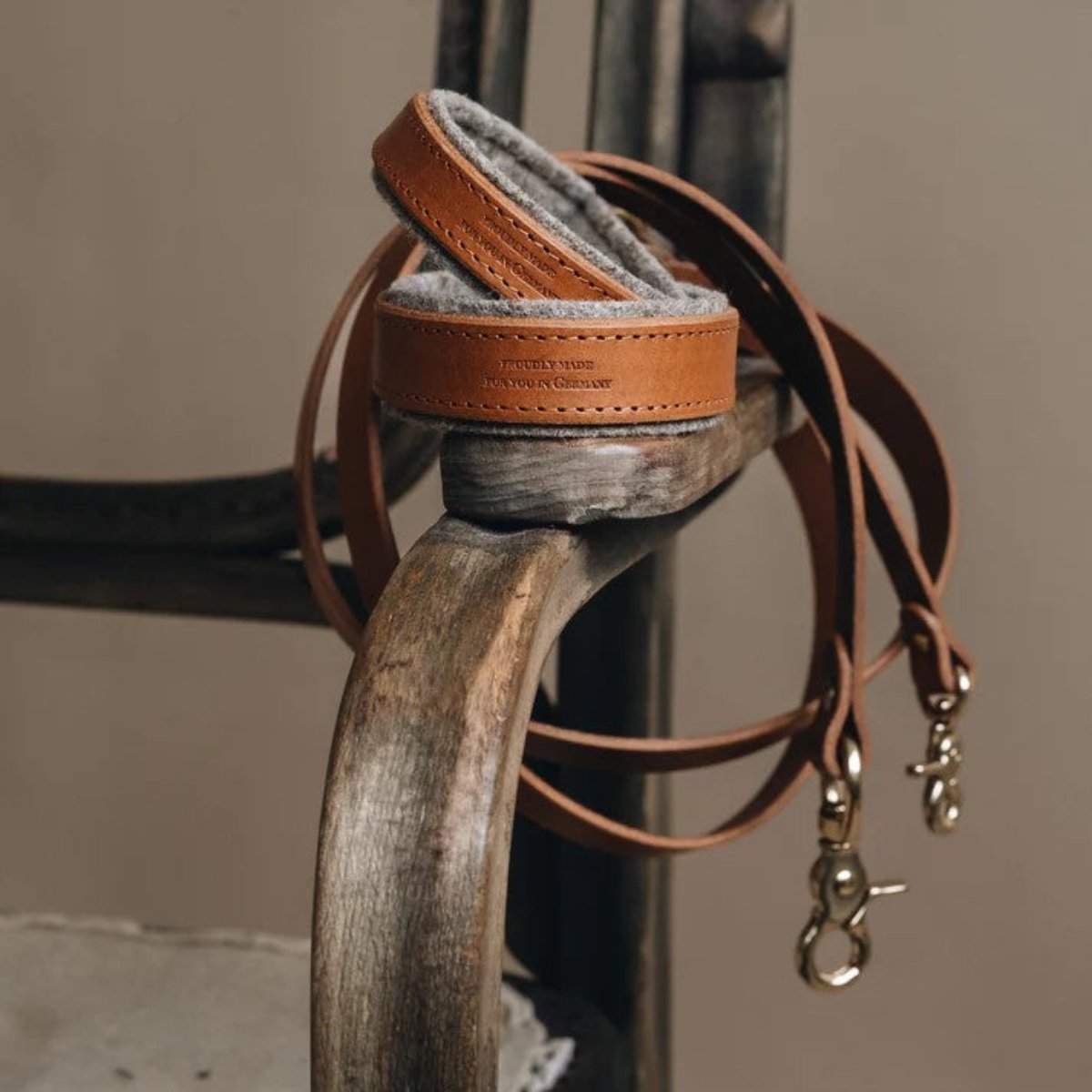 Laisse courte pour chien en cuir - HITCH - Kasibe