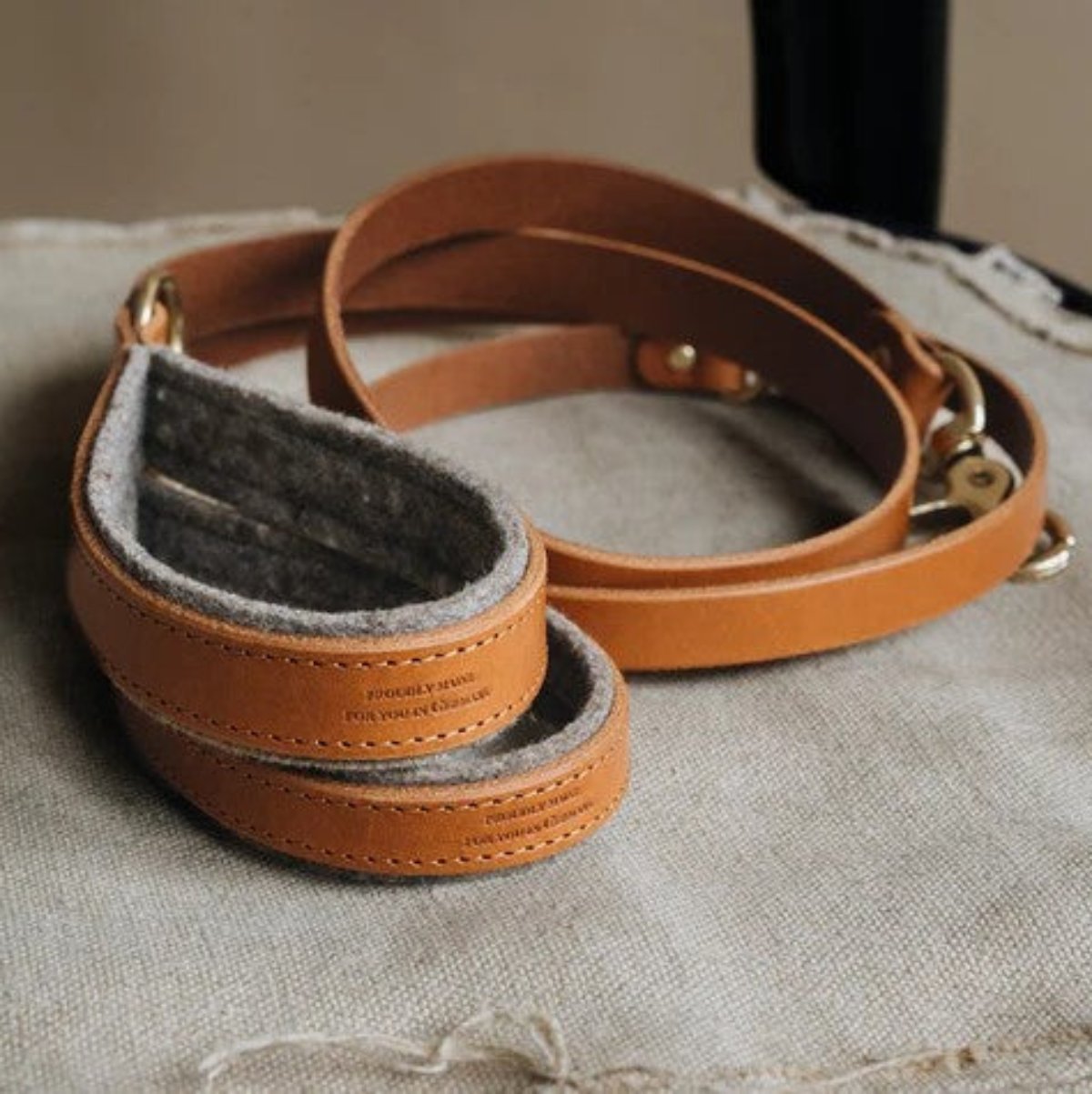 Laisse courte pour chien en cuir - HITCH - Kasibe