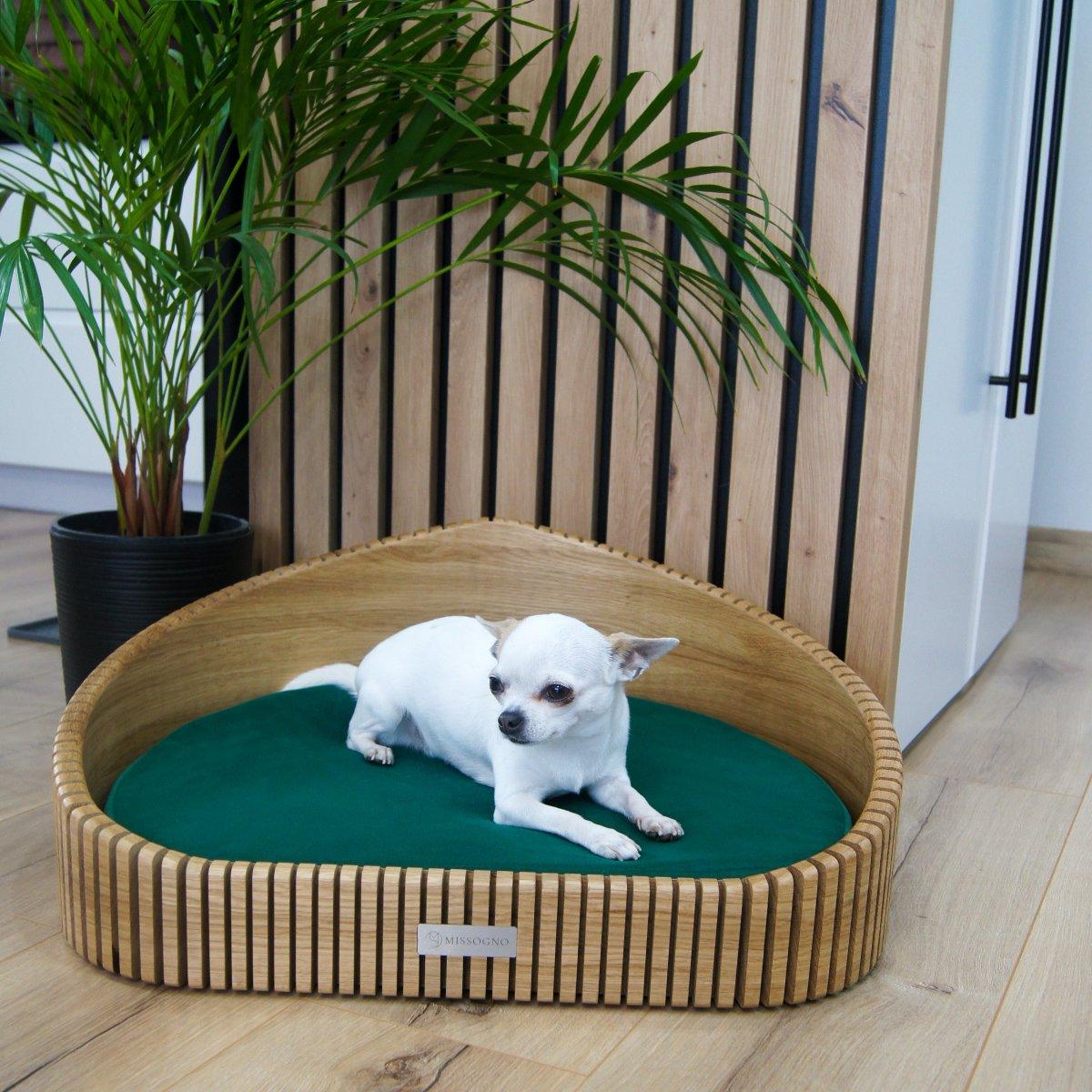 Lit pour chien ou chat en bois massif - HOYA - Kasibe