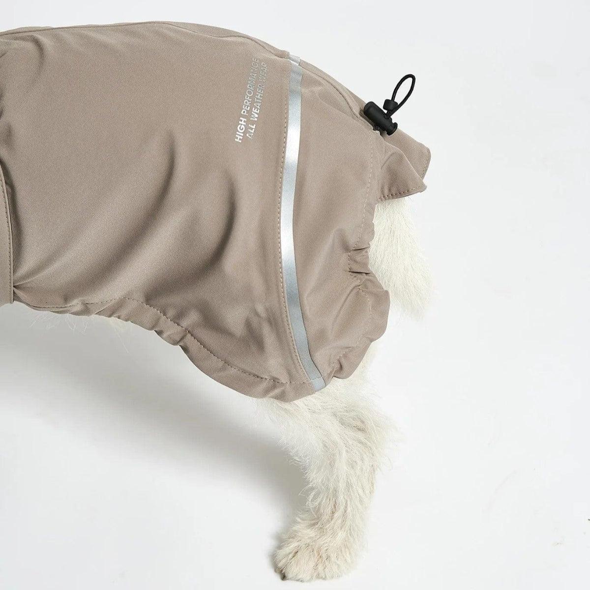 Manteau pour chien imperméable, parfait en cas de pluie : Valentina détail arrière - kasibe