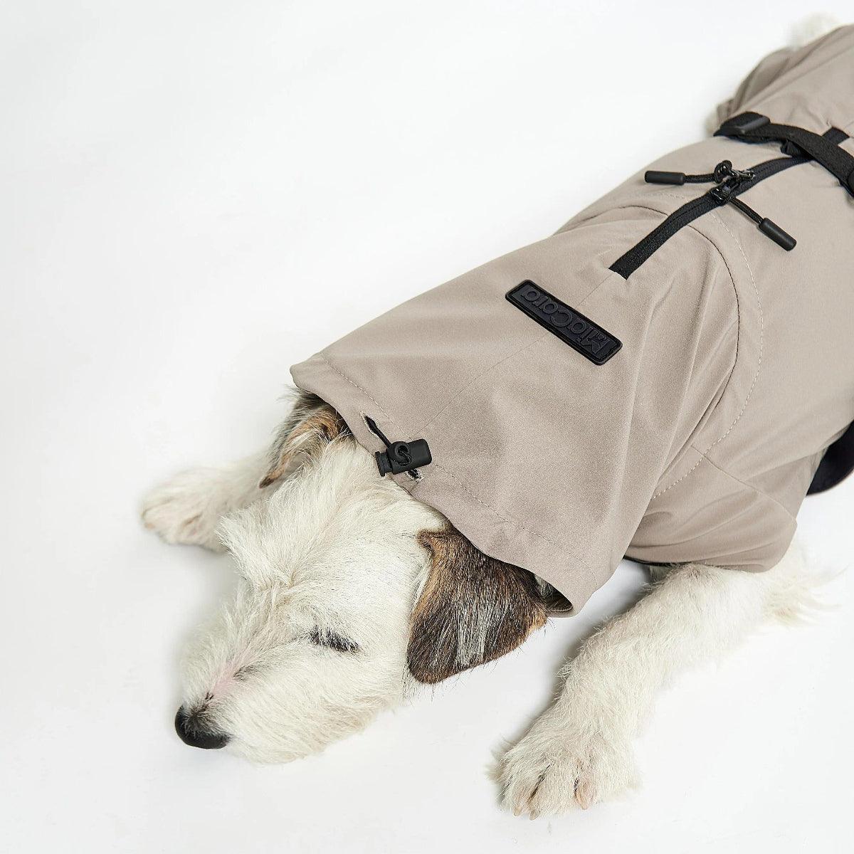 Manteau pour chien imperméable, parfait en cas de pluie : Valentina sable - kasibe