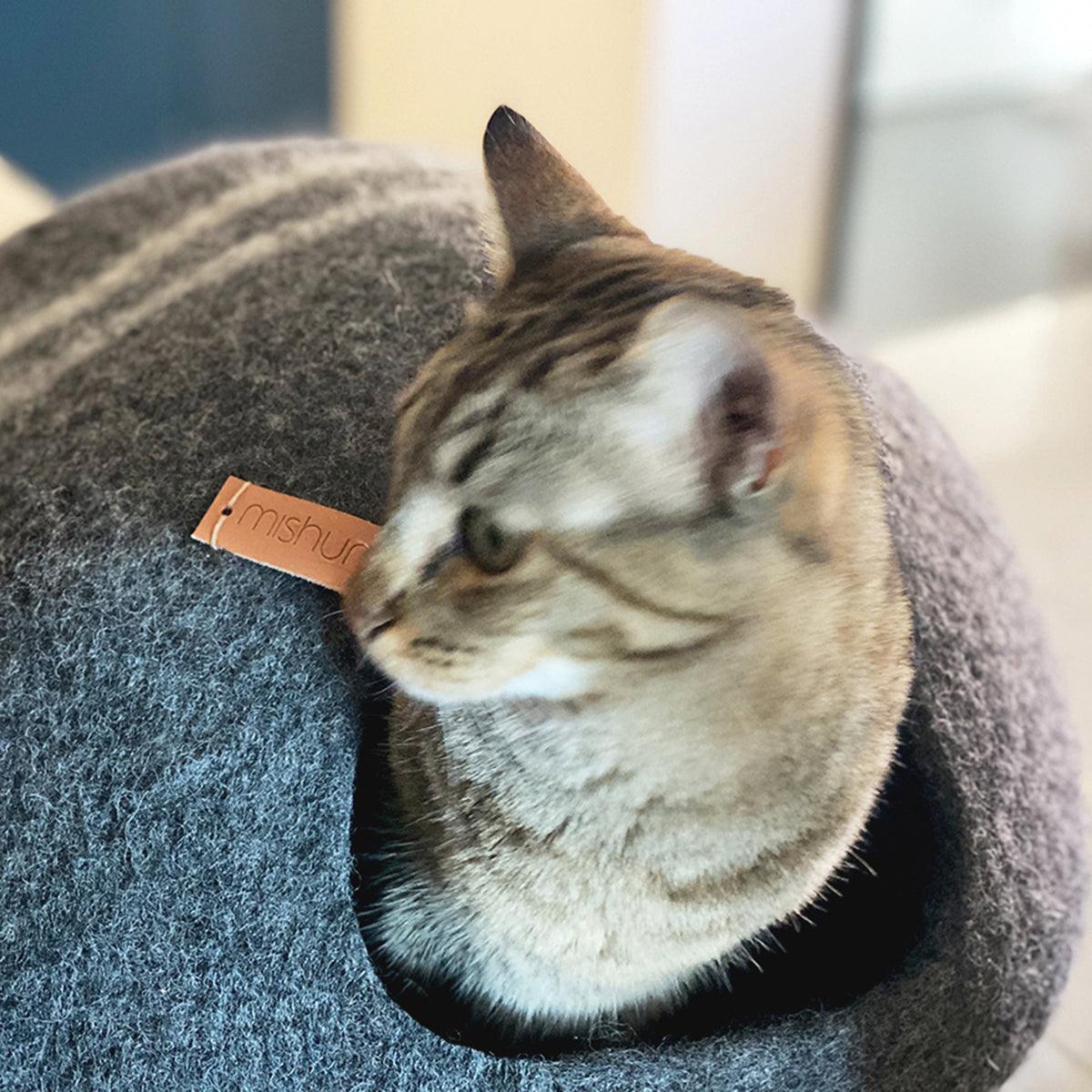 Panier grotte pour chat ou petit chien - PETRA - Kasibe