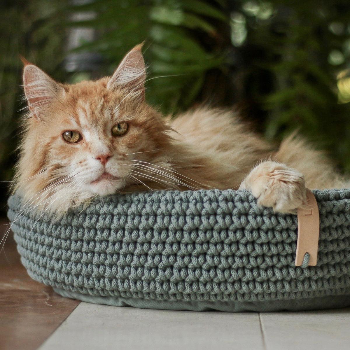 Panier pour chat tressé - COCO - Kasibe