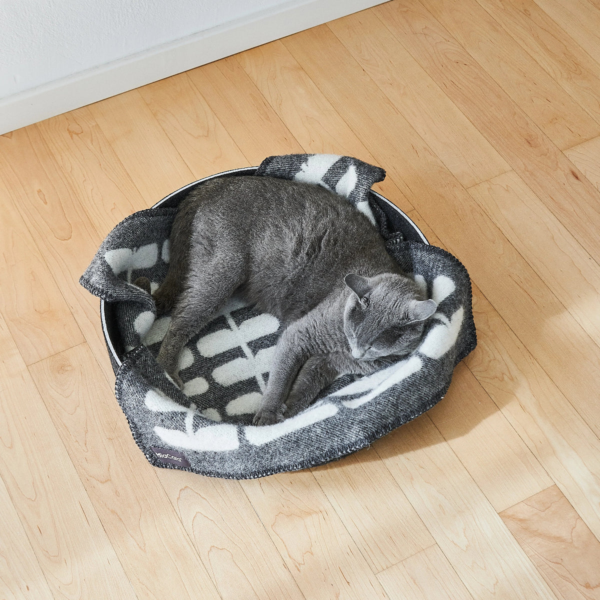 plaid en laine pour chat flora - kasibe