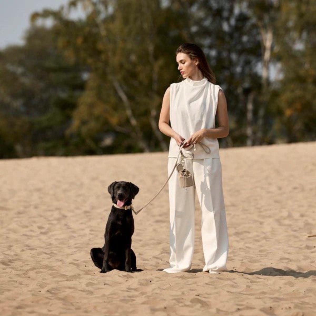 Sac à friandises pour chien en cuir - LUXE - Kasibe