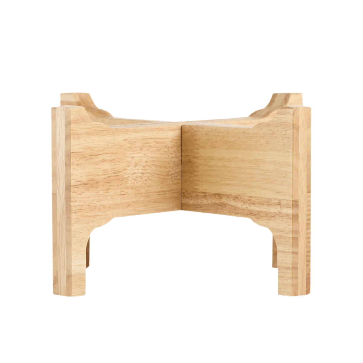 Support en bois pour gamelle pour chien en céramique William Walker S - kasibe