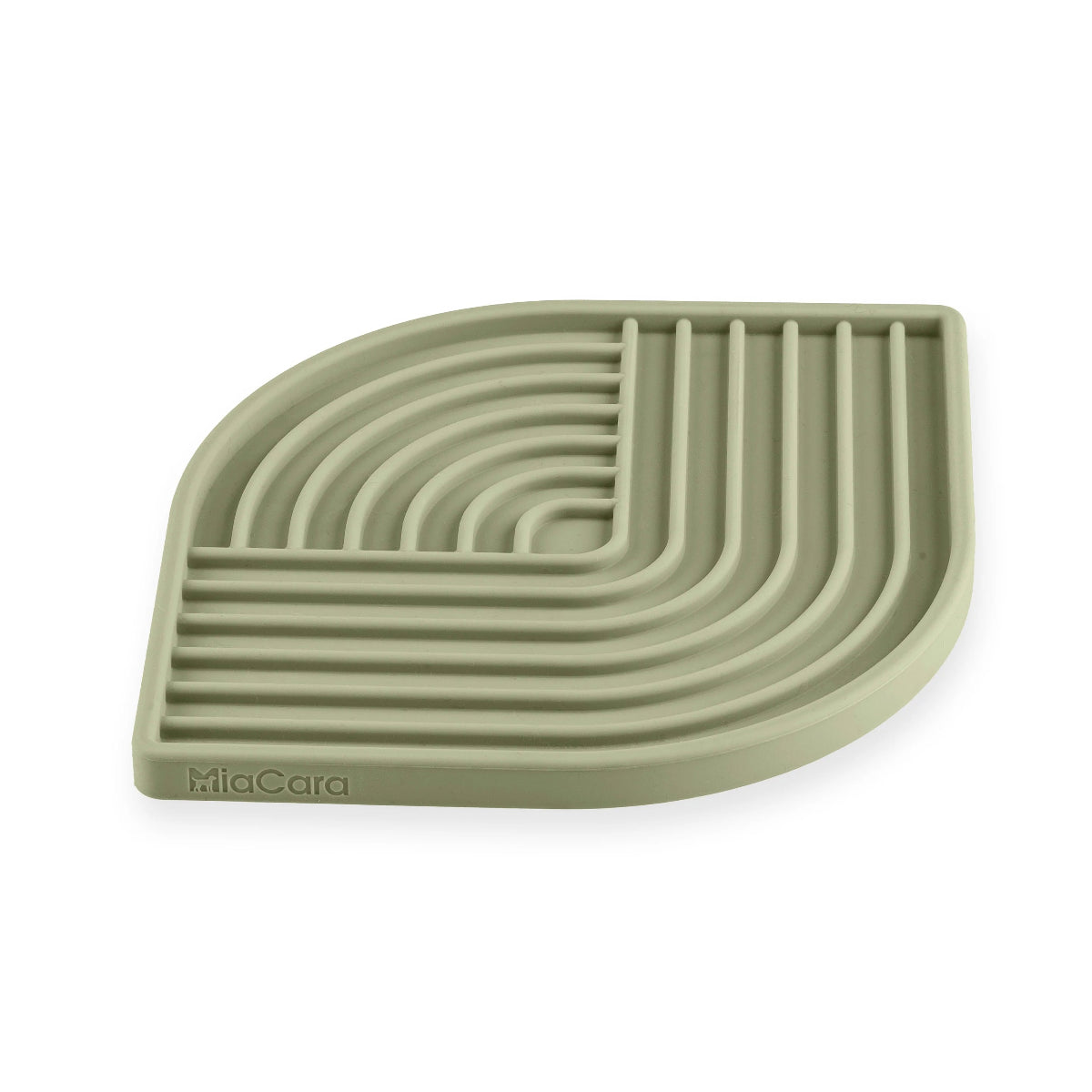 Tapis à lécher pour chien en silicone vert - kasibe