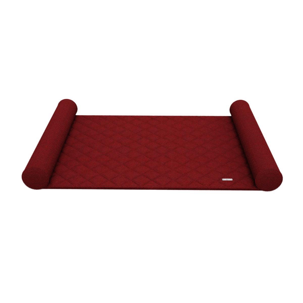 Tapis lavable pour chien ou chat rouge - kasibe