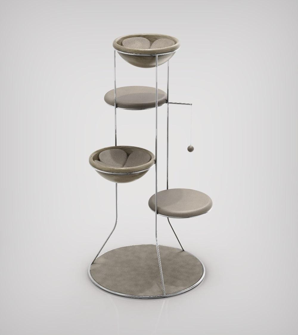 Constellation, un arbre à chat en bois fabriqué par des artisans - Kasibe