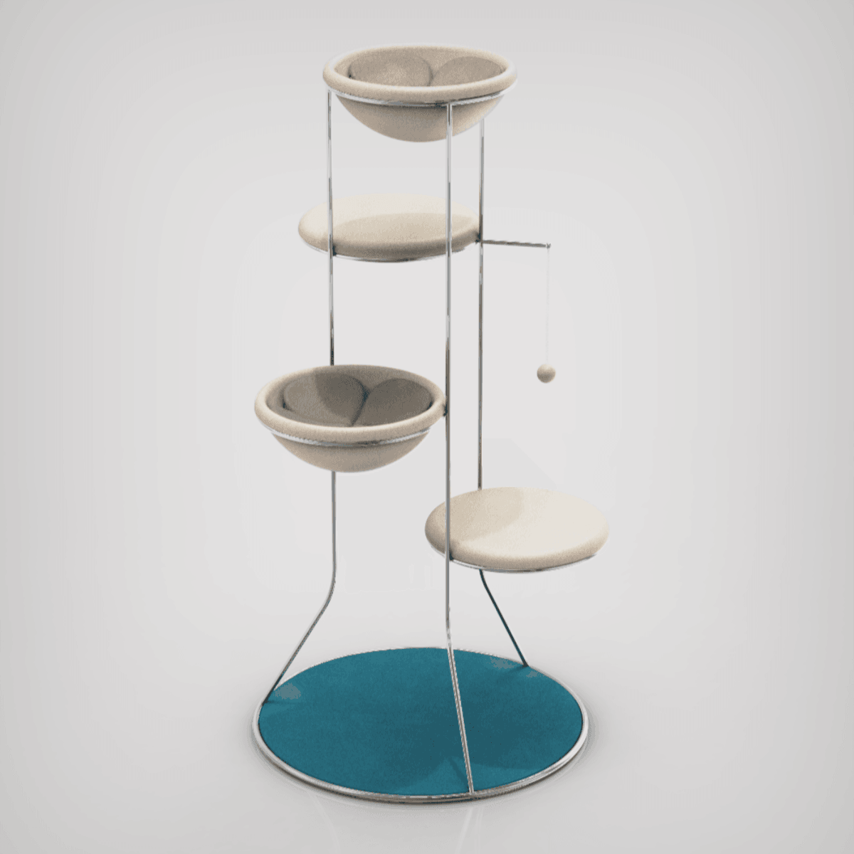Arbre à chat design en liège, Constellation : un mobilier magnifique et bien pensé kasibe bogarel