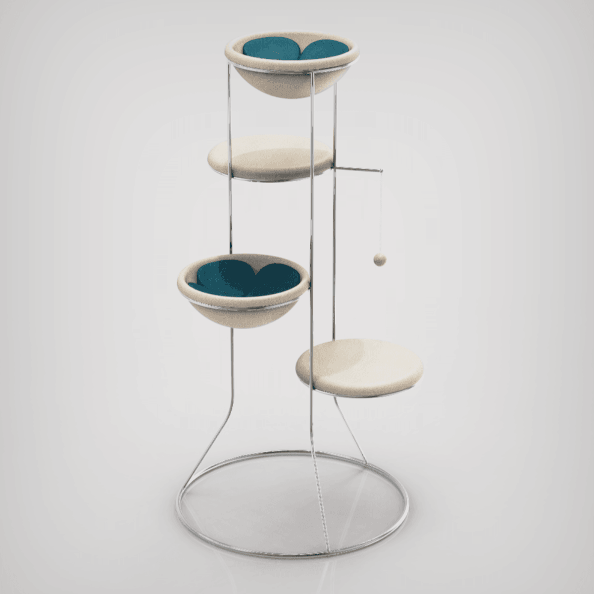 Arbre à chat design en liège, Constellation : un mobilier magnifique et bien pensé kasibe bogarel