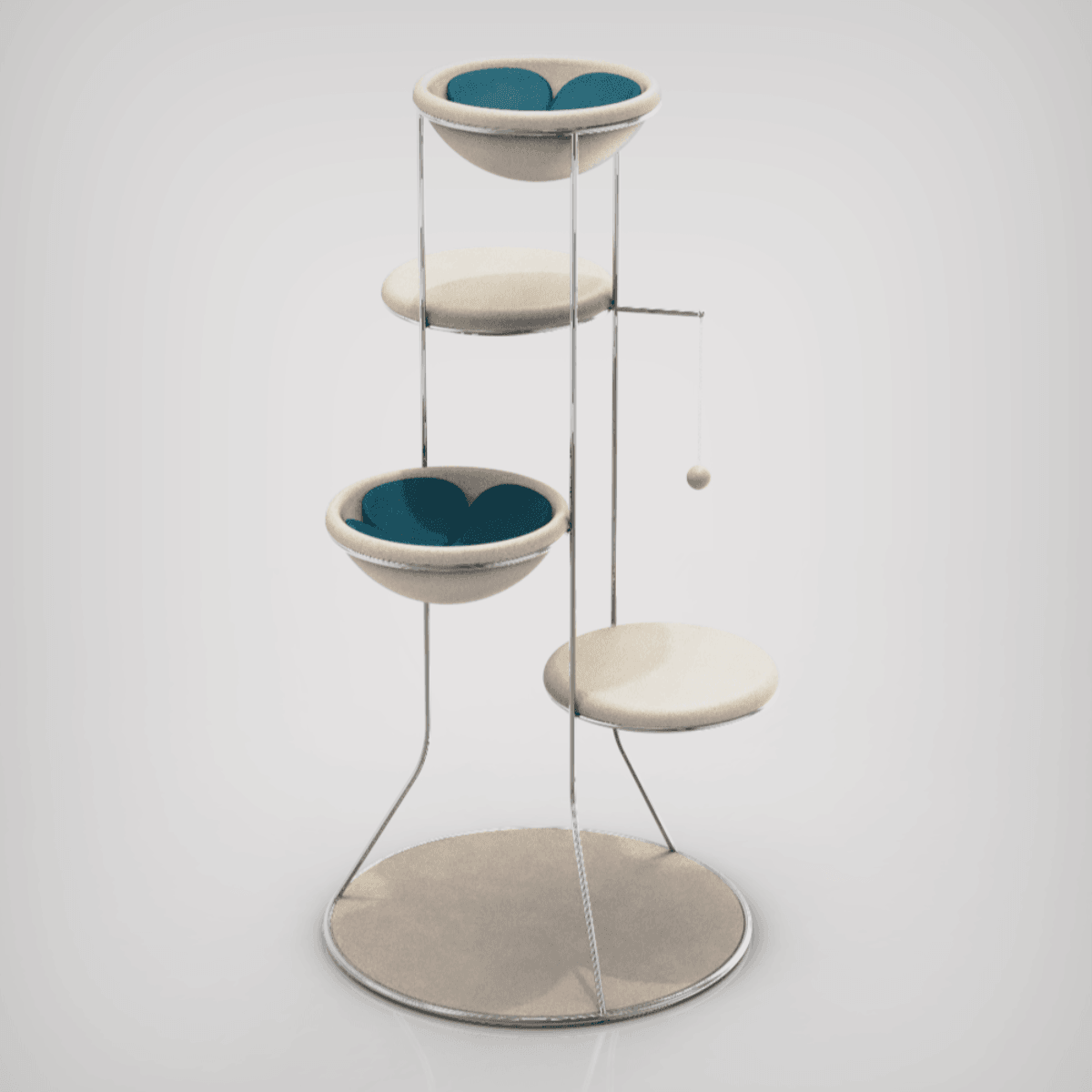 Arbre à chat design en liège, Constellation : un mobilier magnifique et bien pensé kasibe bogarel