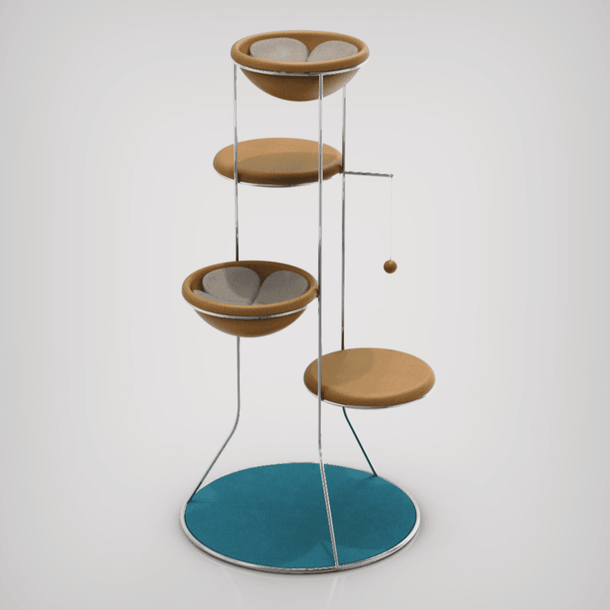 Arbre à chat design en liège, Constellation : un mobilier magnifique et bien pensé kasibe bogarel