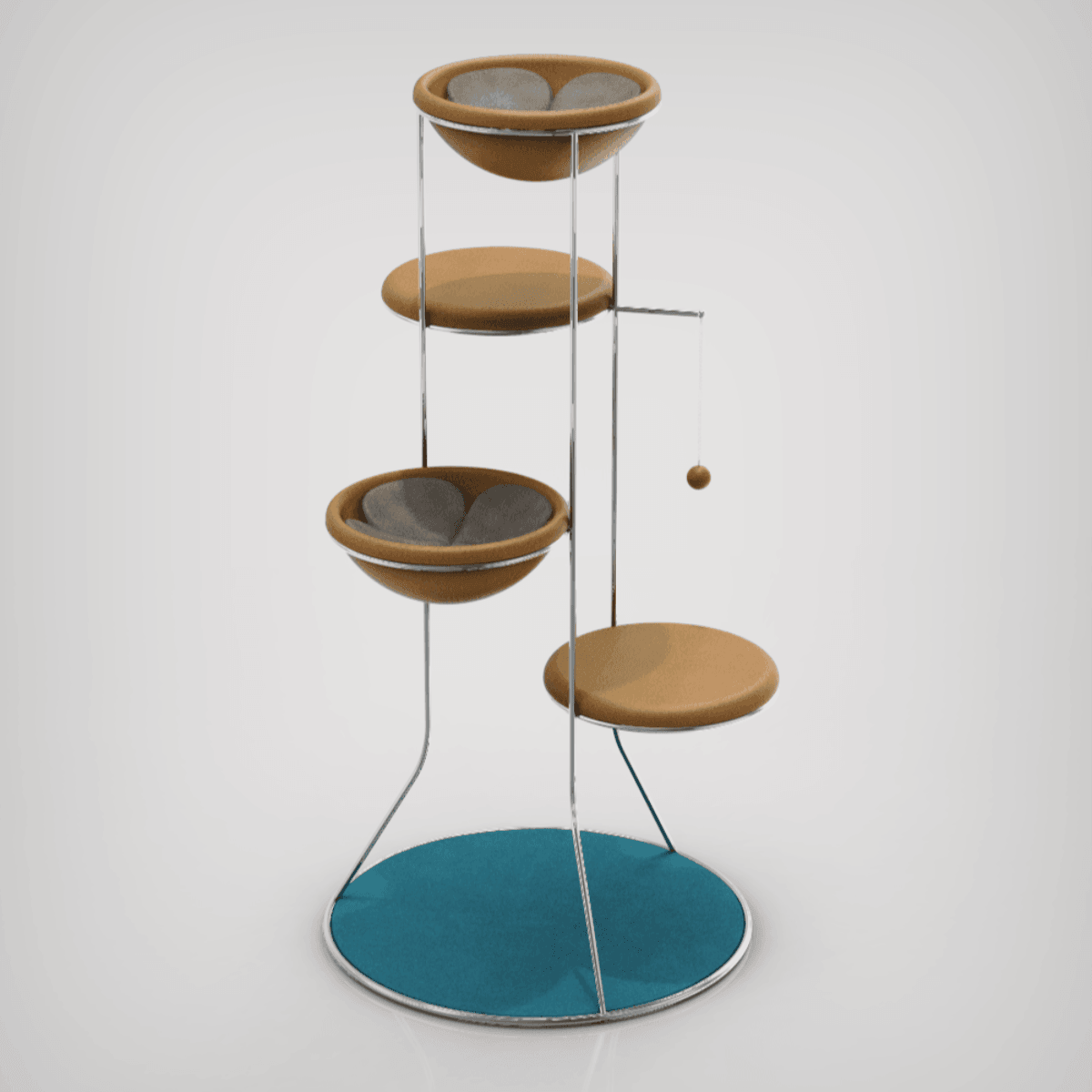 Arbre à chat design en liège, Constellation : un mobilier magnifique et bien pensé kasibe bogarel