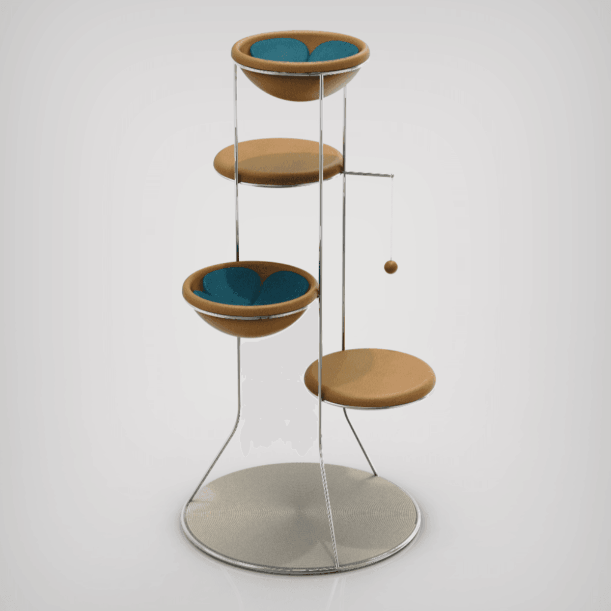 Arbre à chat design en liège, Constellation : un mobilier magnifique et bien pensé kasibe bogarel