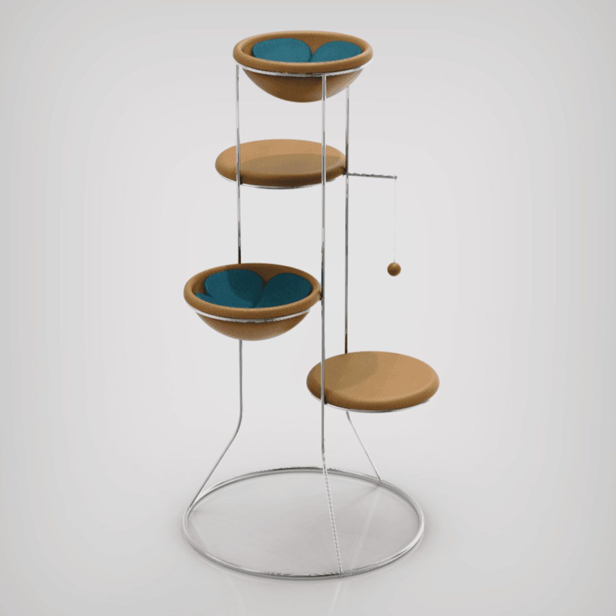 Arbre à chat design en liège, Constellation : un mobilier magnifique et bien pensé kasibe bogarel