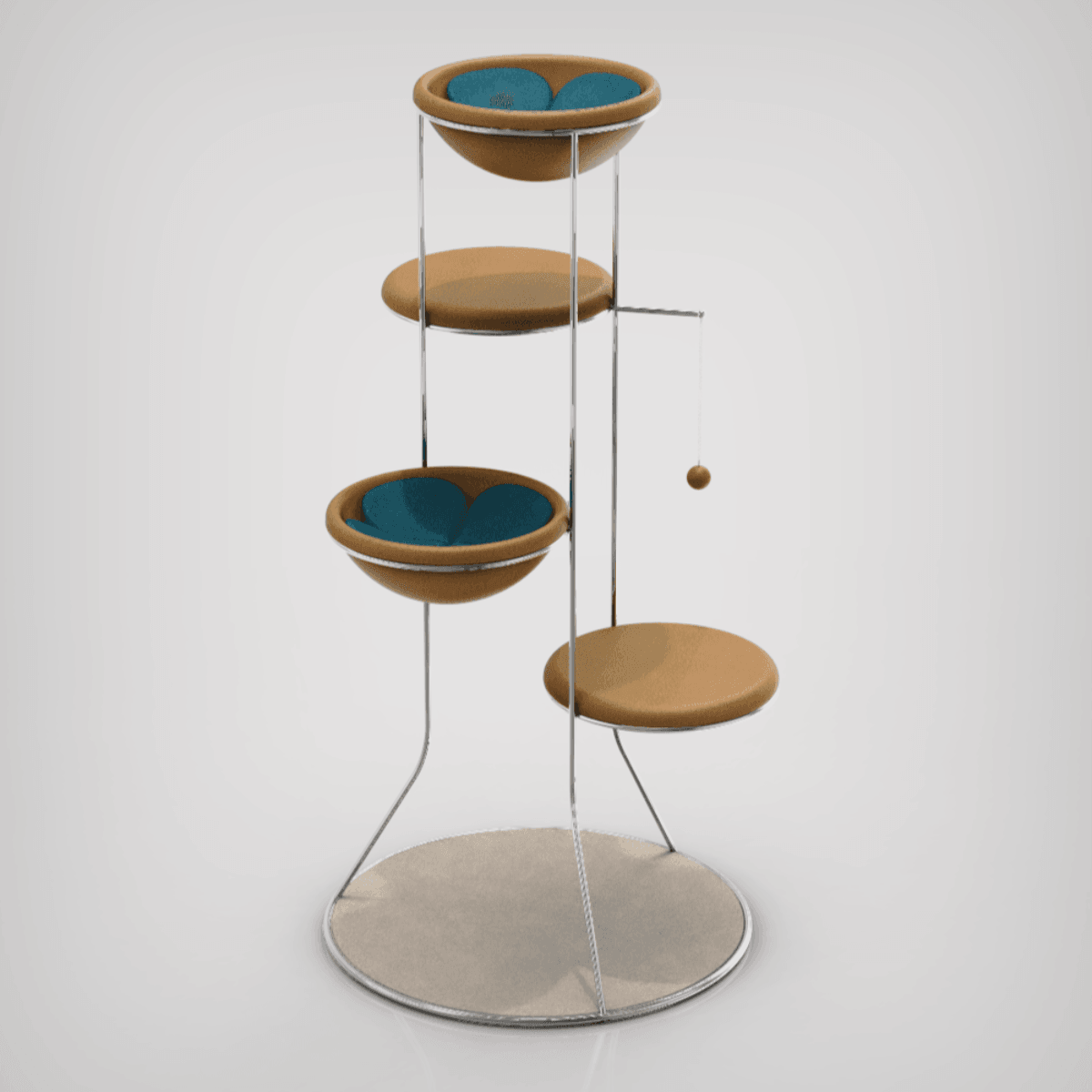 Arbre à chat design en liège, Constellation : un mobilier magnifique et bien pensé kasibe bogarel