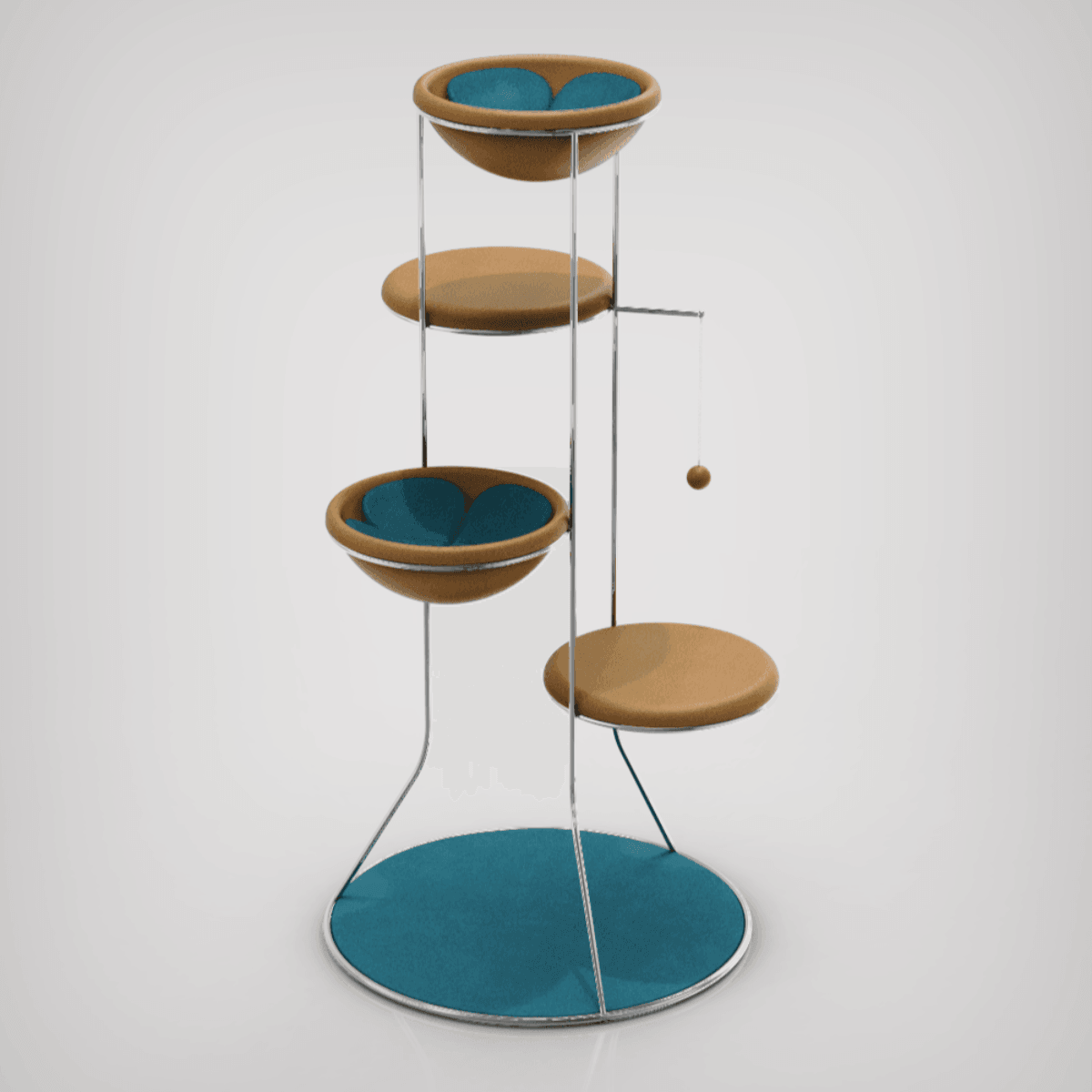Arbre à chat design en liège, Constellation : un mobilier magnifique et bien pensé kasibe bogarel