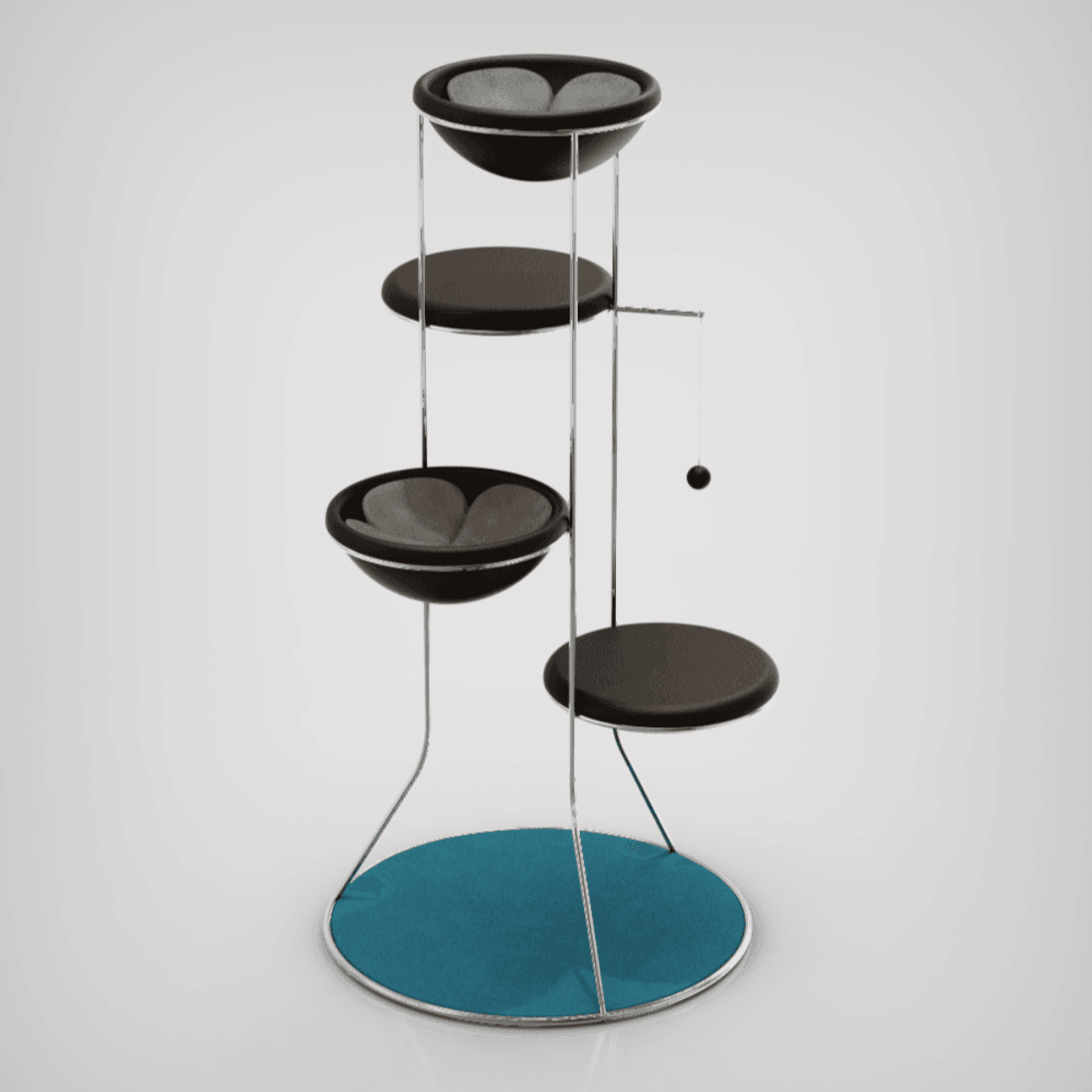 Arbre à chat design en liège, Constellation : un mobilier magnifique et bien pensé kasibe bogarel