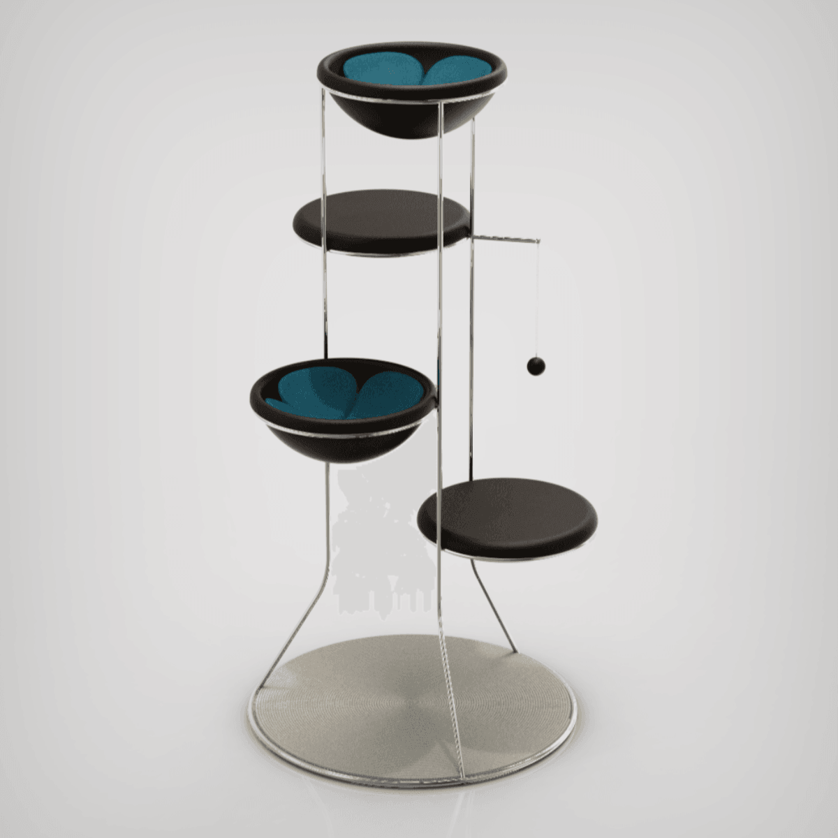 Arbre à chat design en liège, Constellation : un mobilier magnifique et bien pensé kasibe bogarel