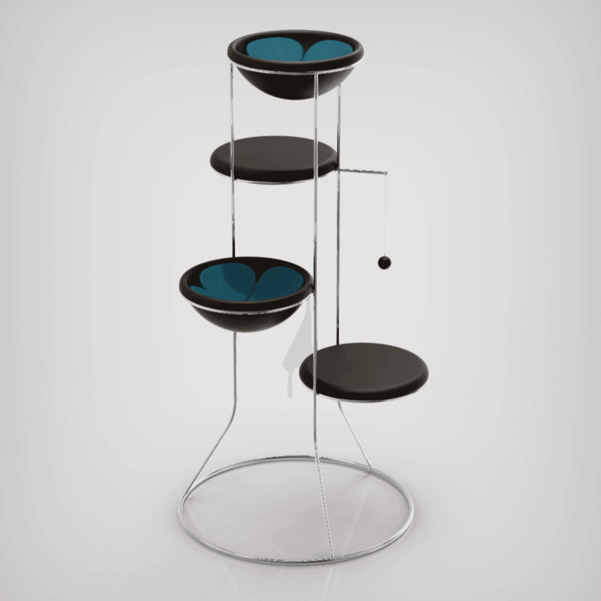 Arbre à chat design en liège, Constellation : un mobilier magnifique et bien pensé kasibe bogarel