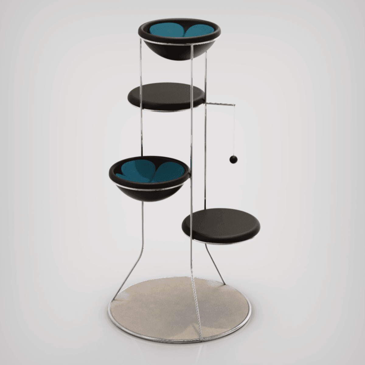 Arbre à chat design en liège, Constellation : un mobilier magnifique et bien pensé kasibe bogarel
