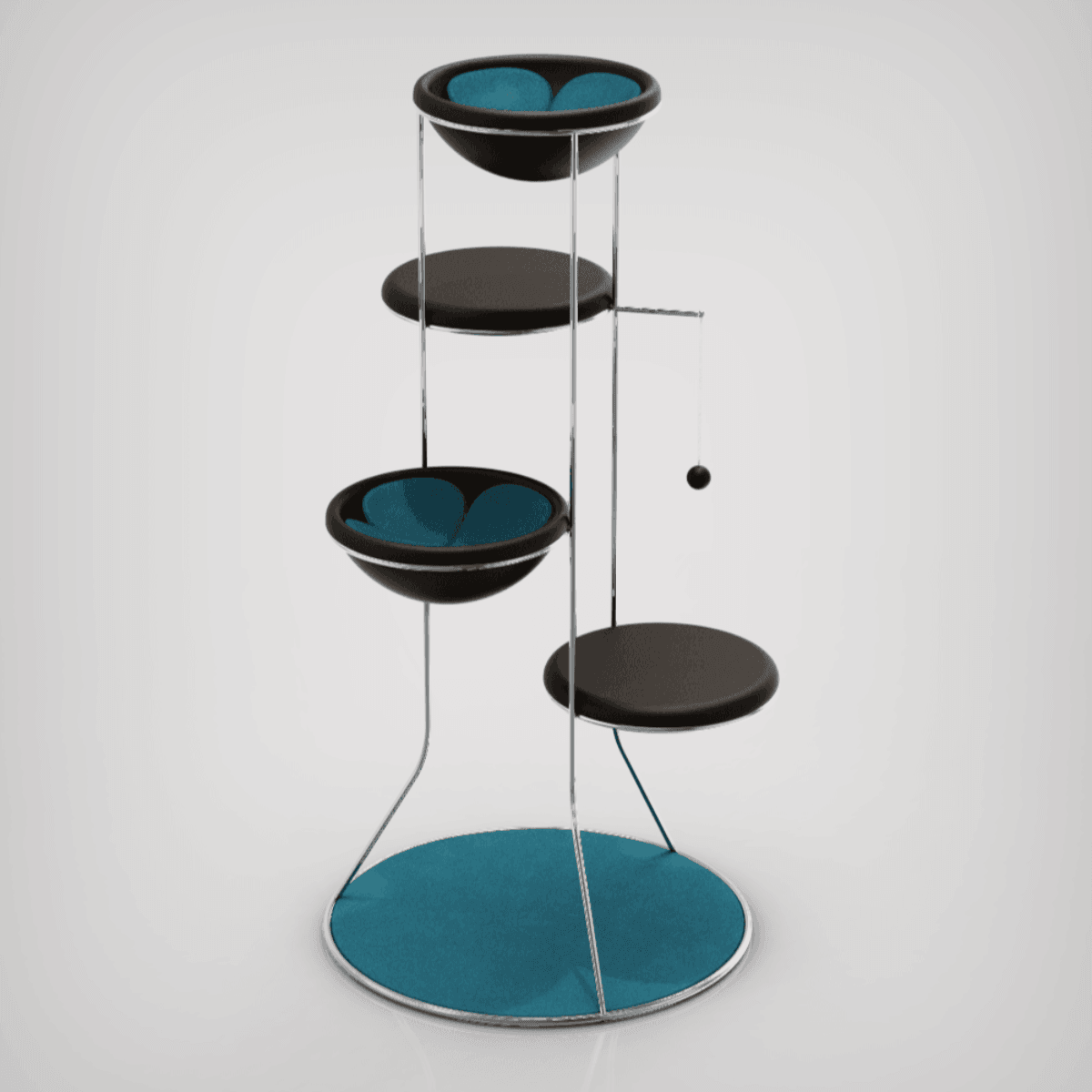 Arbre à chat design en liège, Constellation : un mobilier magnifique et bien pensé kasibe bogarel