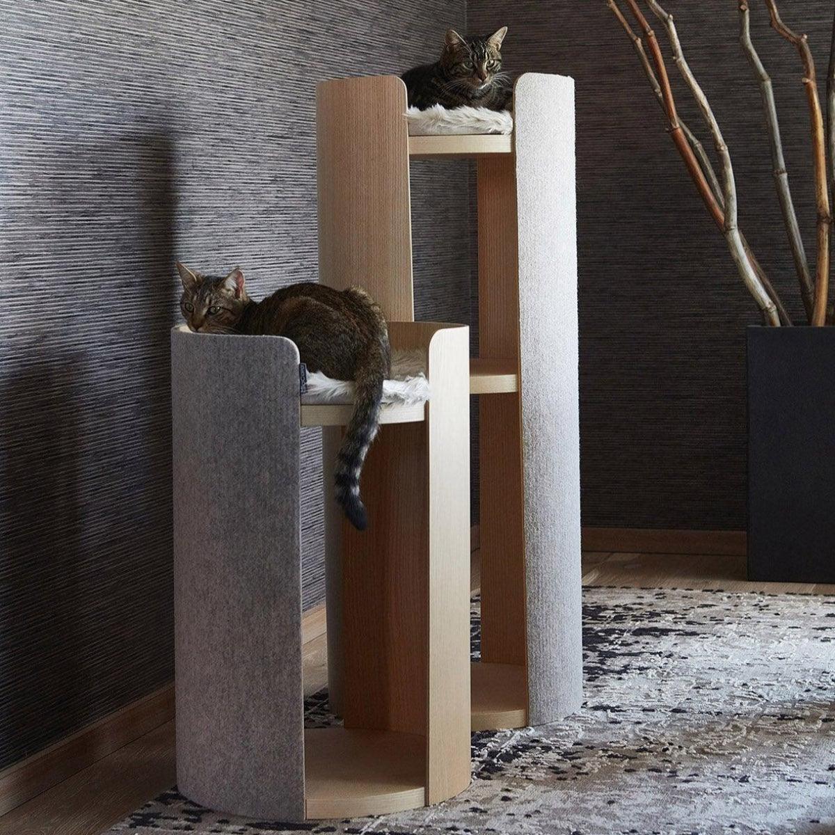 Arbre à chat design et très luxe : griffoir Torre - kasibe
