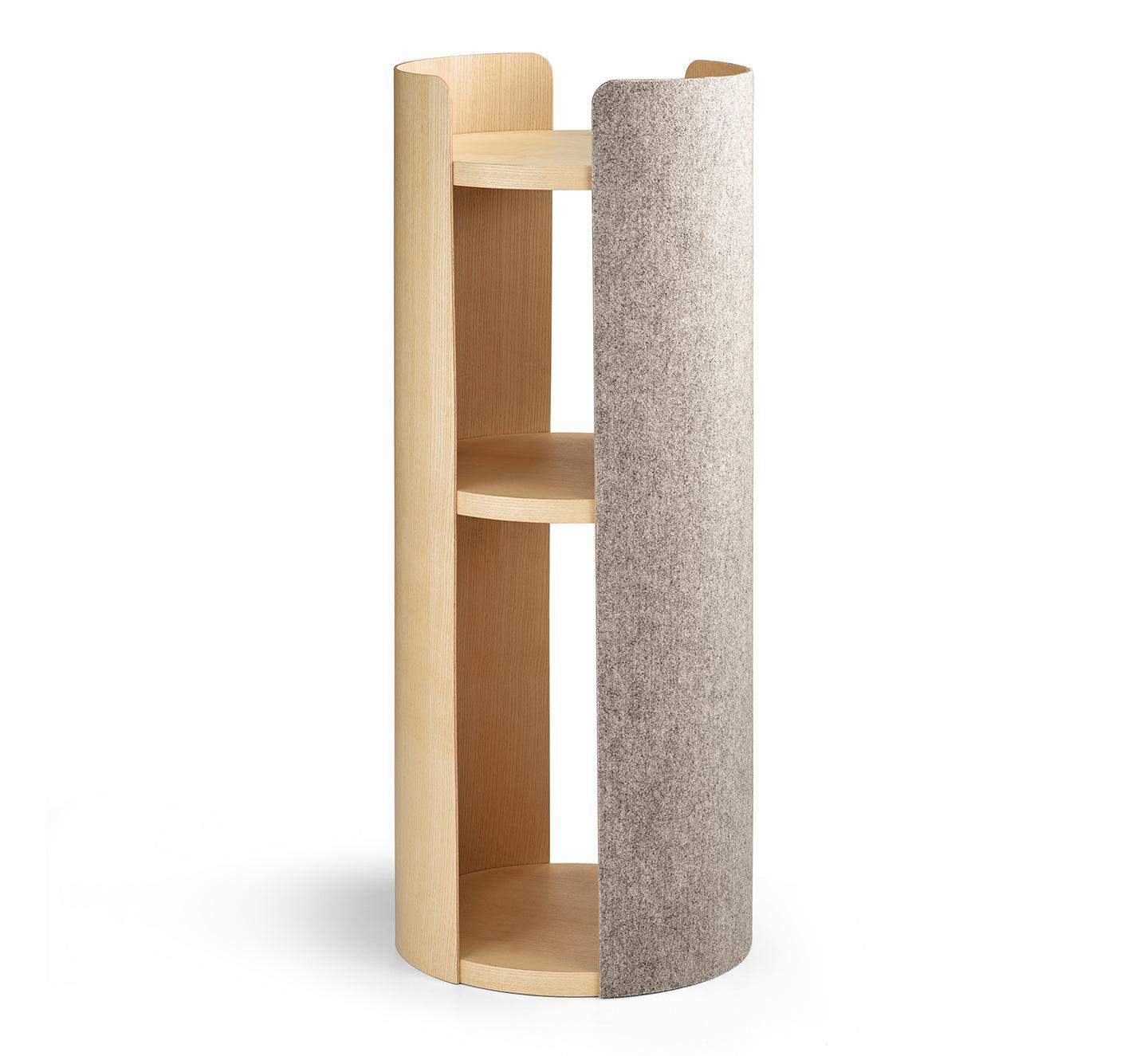 Arbre à chat design et très luxe : griffoir Torre taille m chêne - kasibe