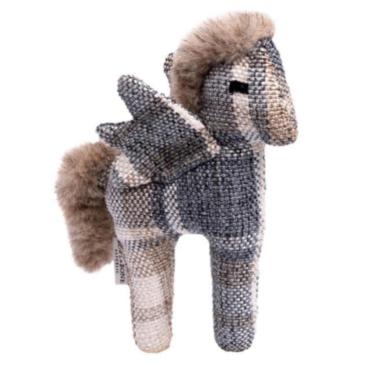 Doudou pour chien, un jouet en tissu écossais (lot de 3) - Kasibe