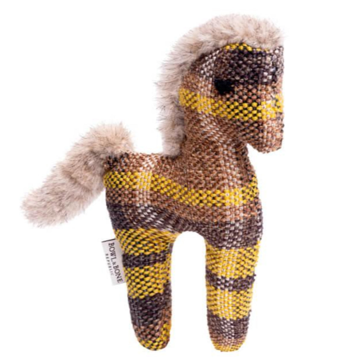 Doudou pour chien, un jouet en tissu écossais (lot de 3) - Kasibe