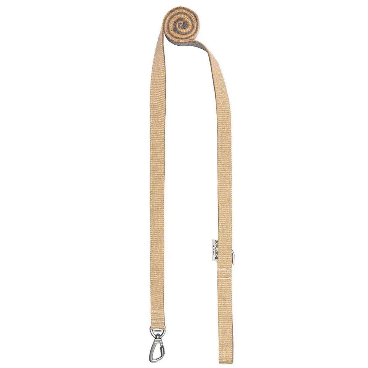 Ensemble de promenade (laisse) pour chien Breeze jaune - kasibe