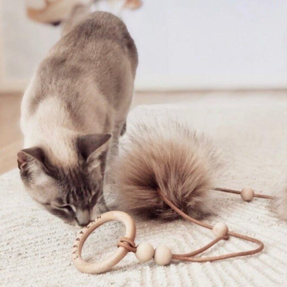 Jouet pour chat en fourrure (lot de 2) - TOLLO - Kasibe