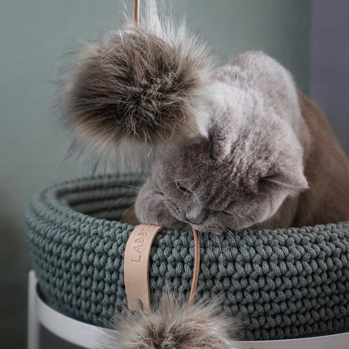 Jouet pour chat en fourrure (lot de 2) - TOLLO - Kasibe